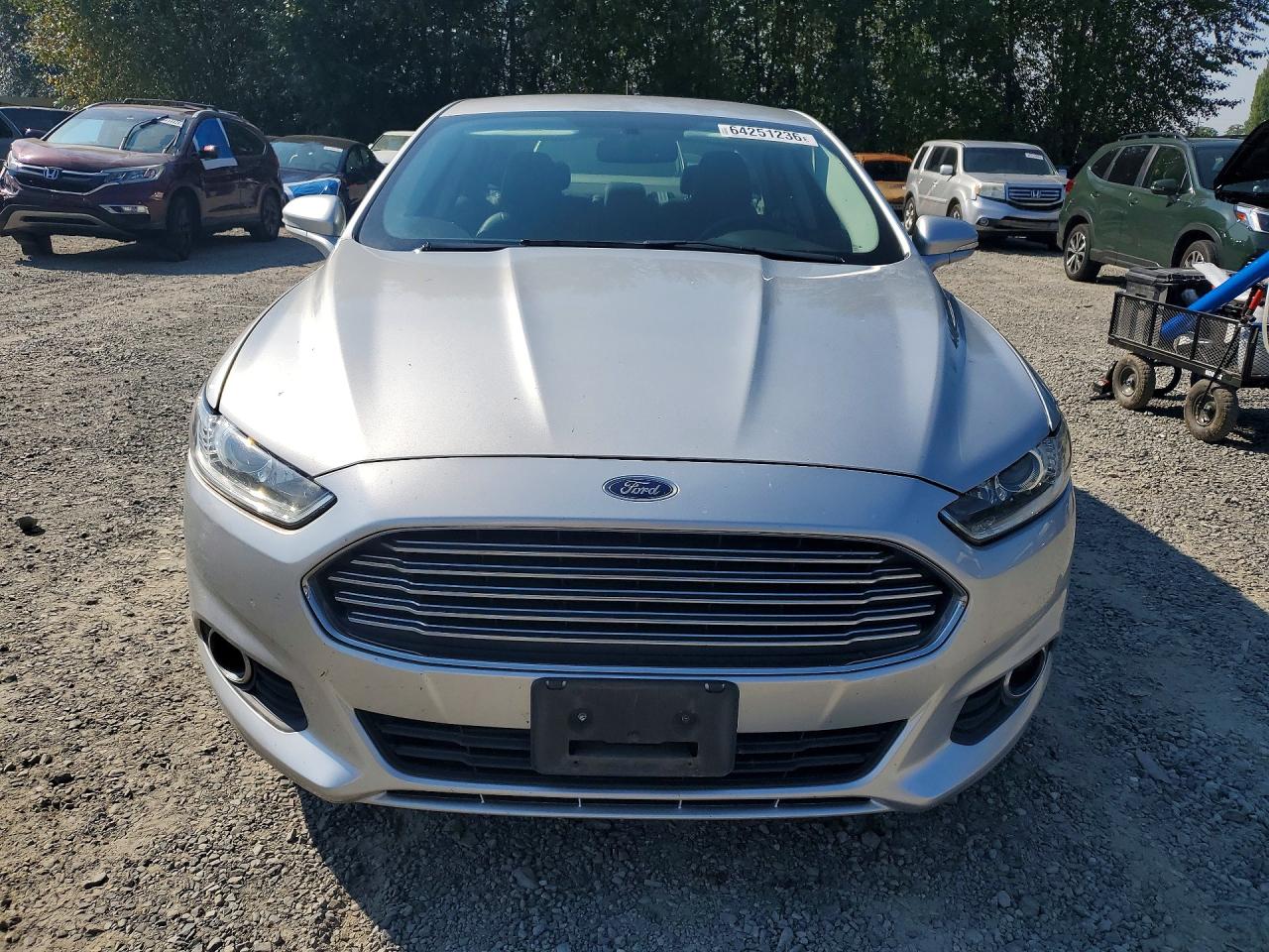 2013 Ford Fusion Se Silver vin: 3FA6P0H99DR297824