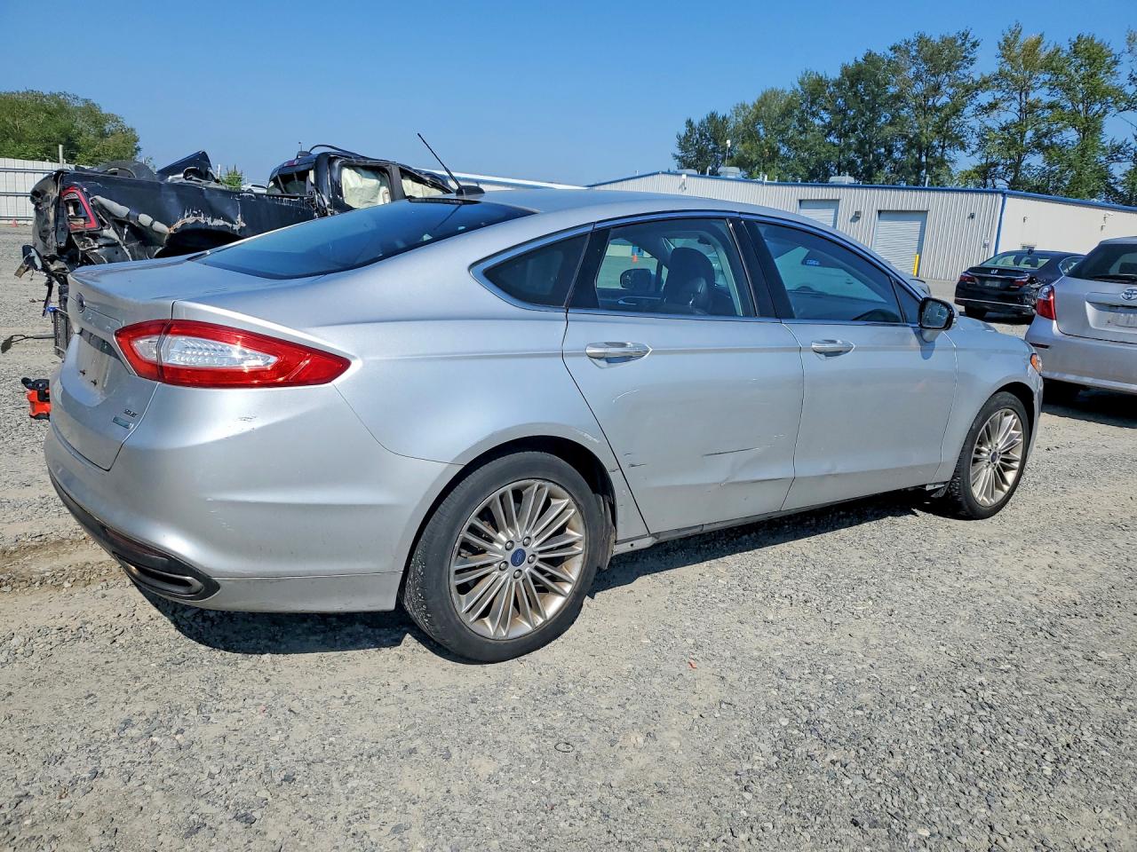 2013 Ford Fusion Se Silver vin: 3FA6P0H99DR297824