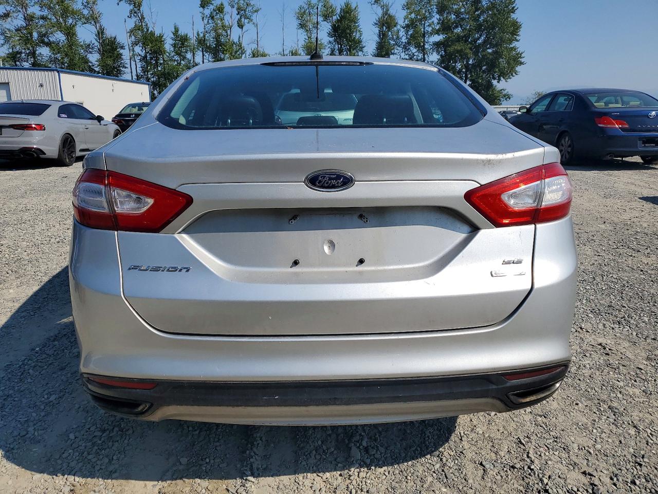 2013 Ford Fusion Se Silver vin: 3FA6P0H99DR297824