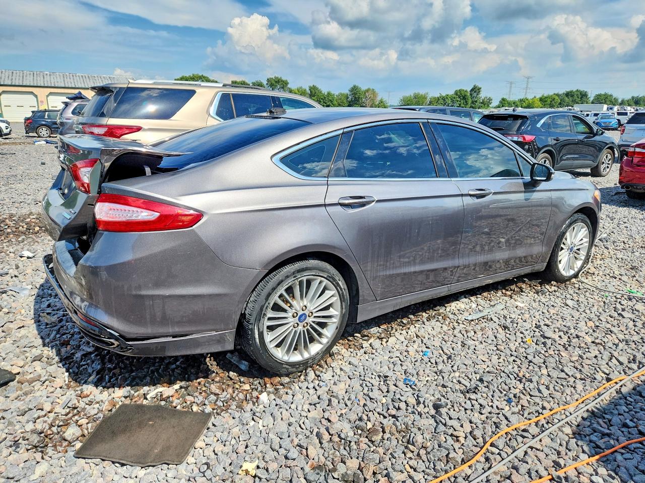 2013 Ford Fusion Se Серый vin: 3FA6P0H99DR330515