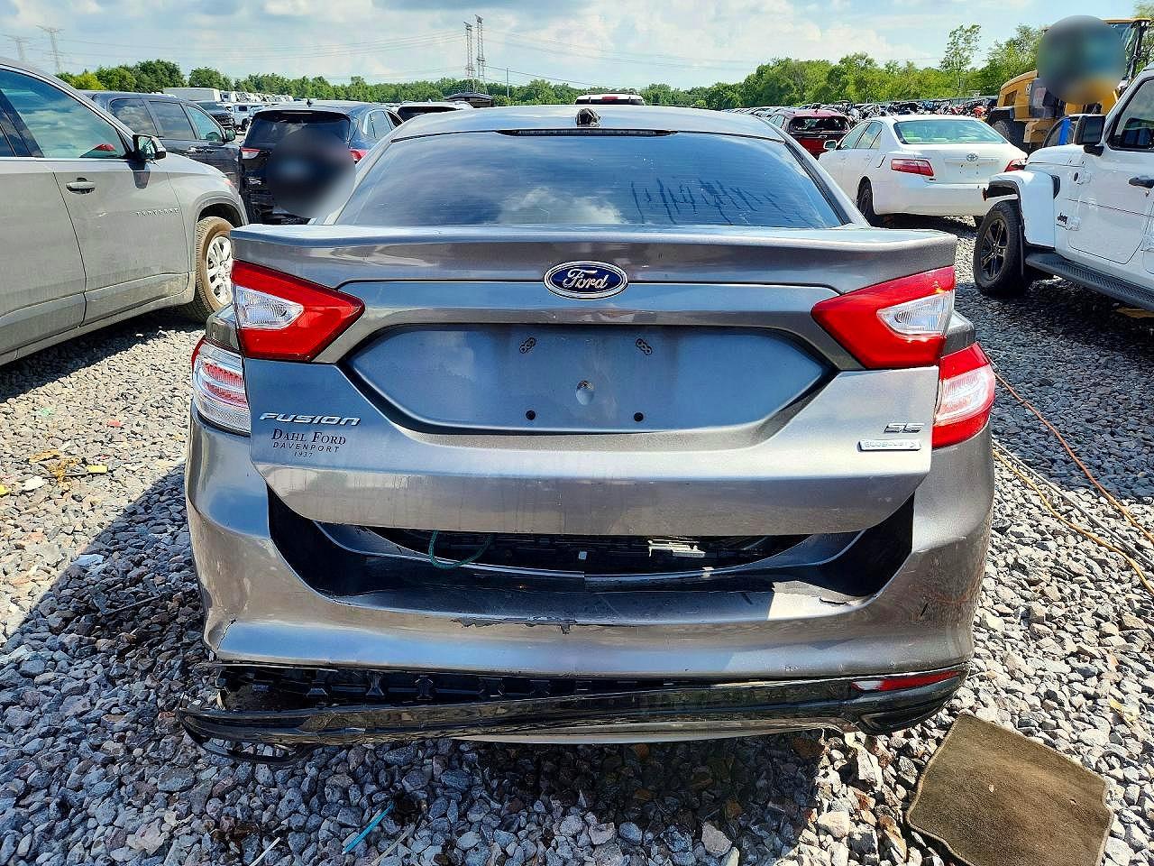 2013 Ford Fusion Se Серый vin: 3FA6P0H99DR330515