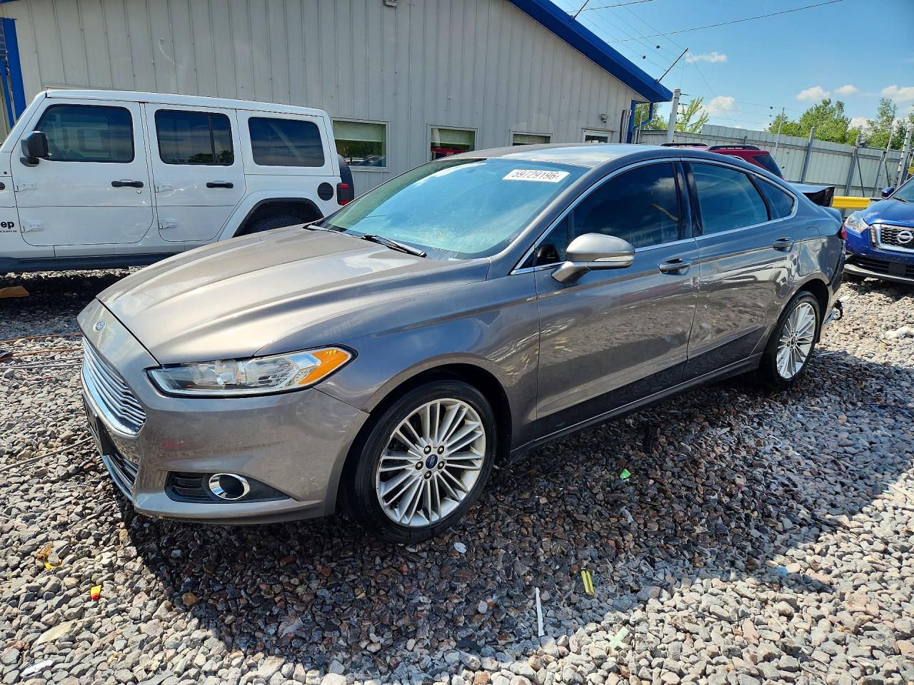 2013 Ford Fusion Se Серый vin: 3FA6P0H99DR330515
