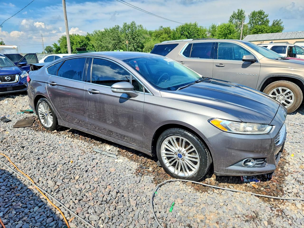 2013 Ford Fusion Se Серый vin: 3FA6P0H99DR330515