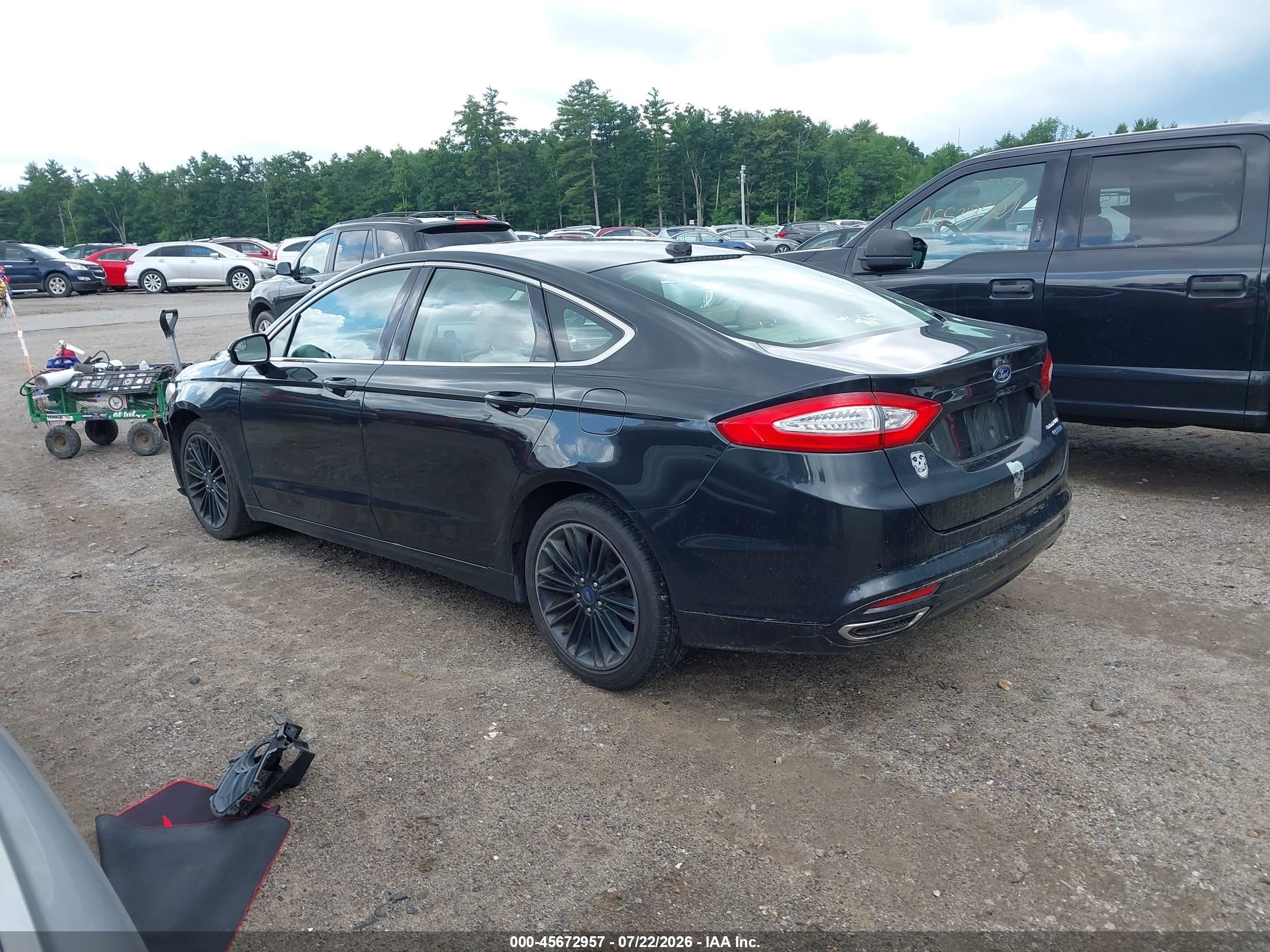 2013 Ford Fusion Se Black vin: 3FA6P0H99DR335794