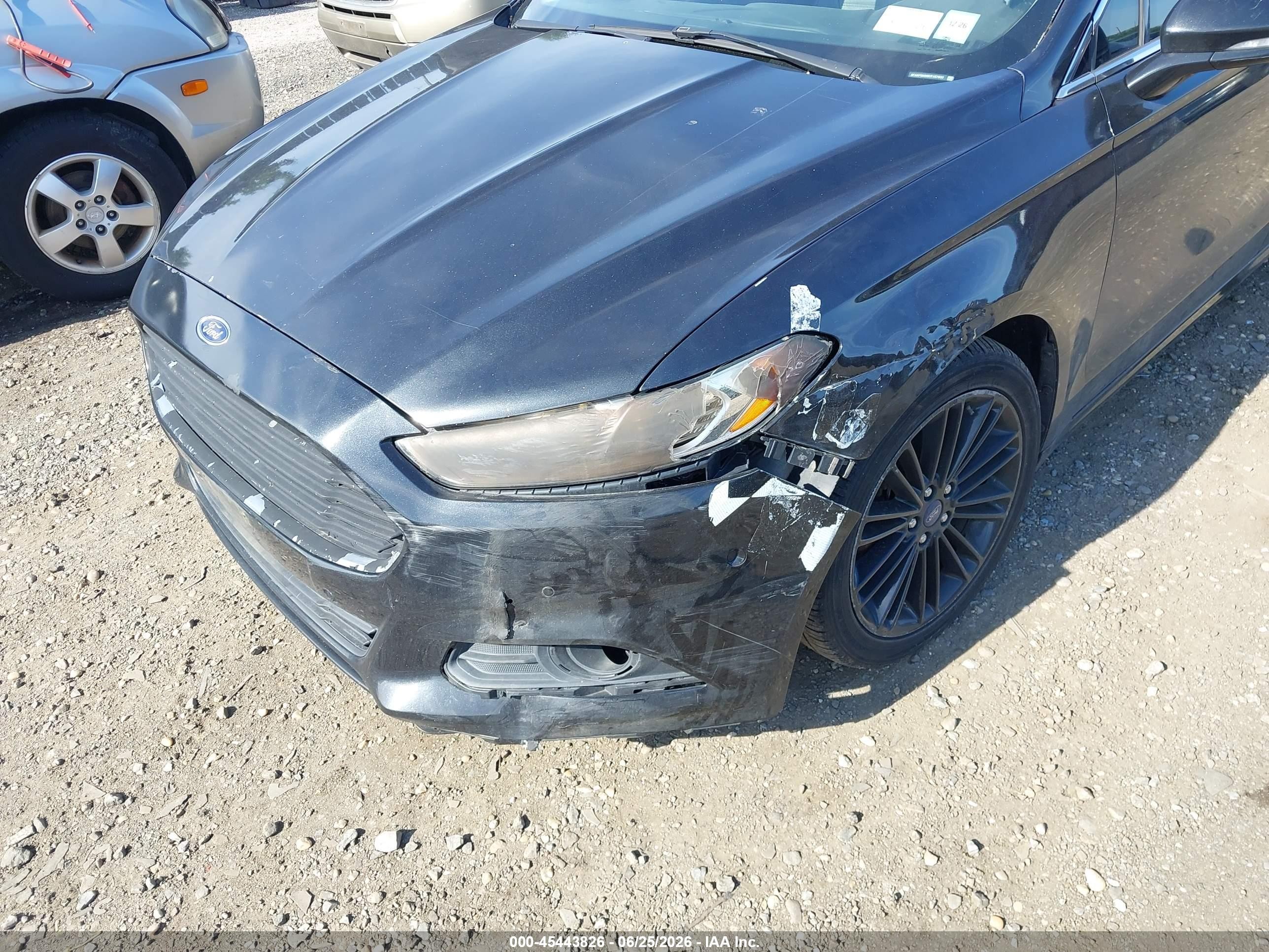 2014 Ford Fusion Se Черный vin: 3FA6P0H99ER167933