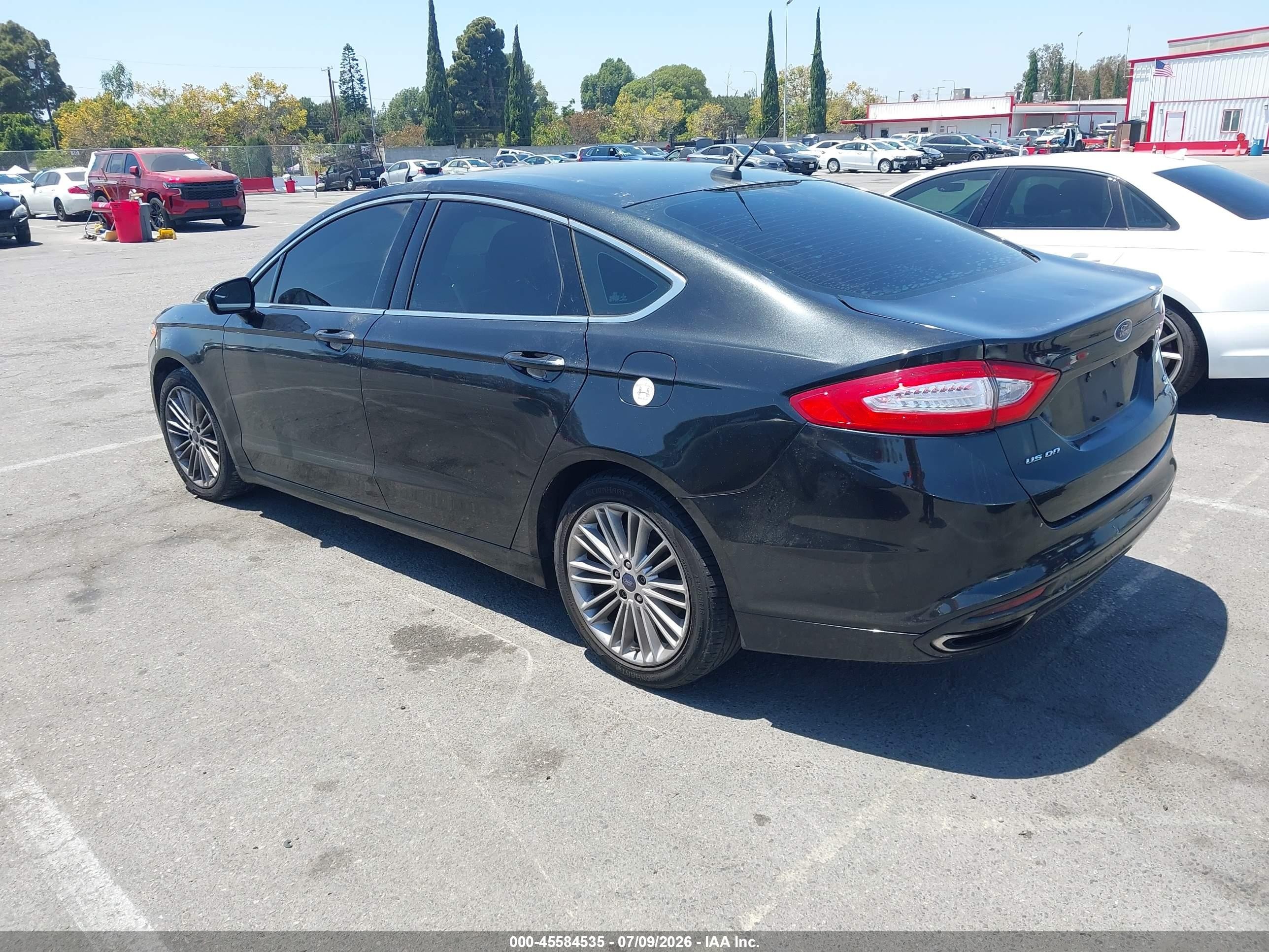 2014 Ford Fusion Se Black vin: 3FA6P0H99ER179905