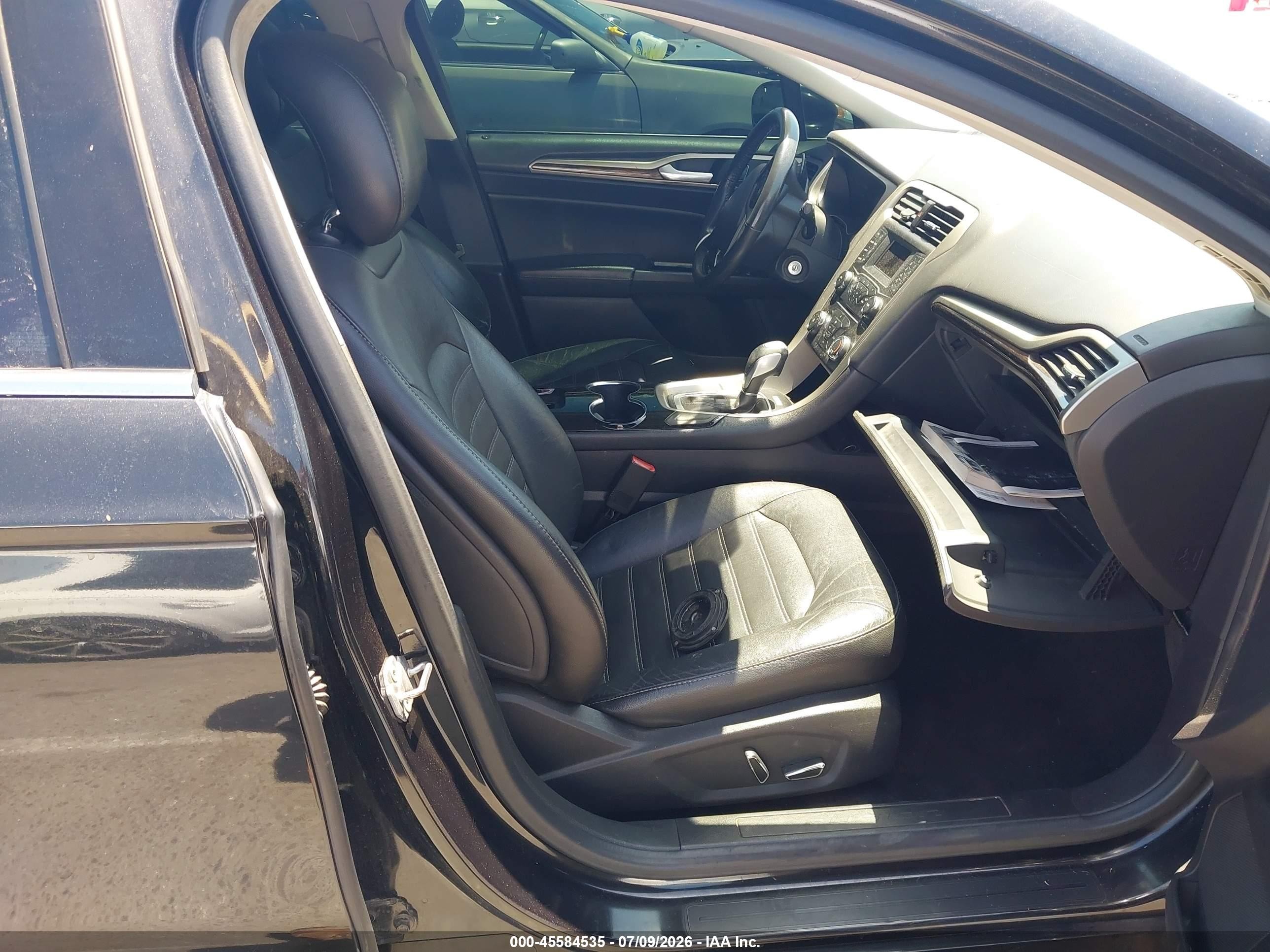 2014 Ford Fusion Se Black vin: 3FA6P0H99ER179905