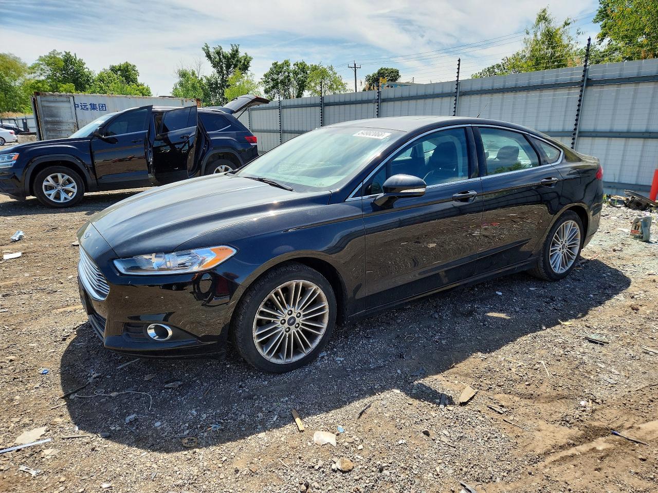 2014 Ford Fusion Se Black vin: 3FA6P0H99ER181539