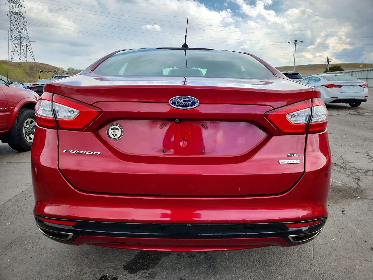 2014 Ford Fusion Se Red vin: 3FA6P0H99ER212014