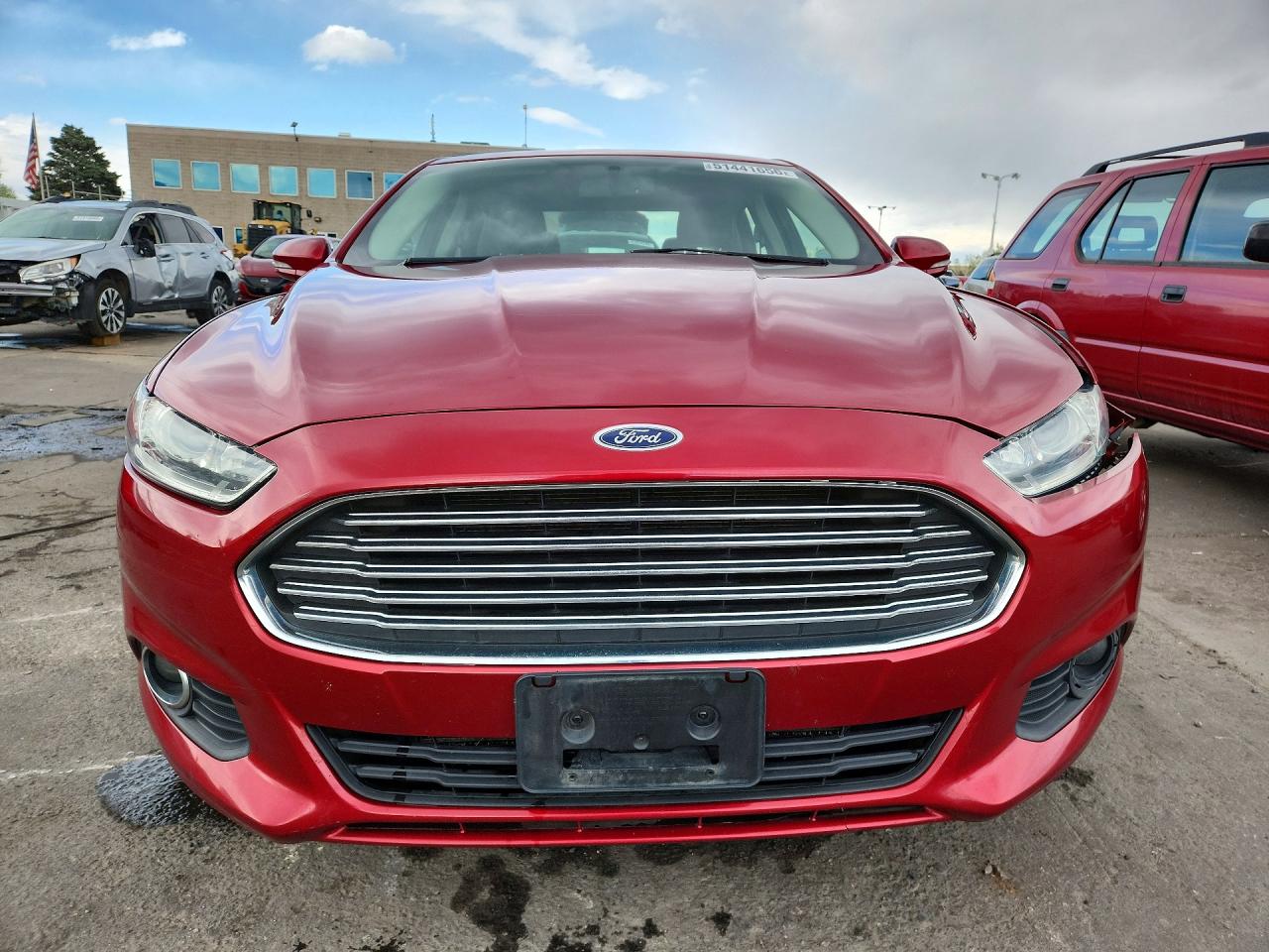 2014 Ford Fusion Se Red vin: 3FA6P0H99ER212014