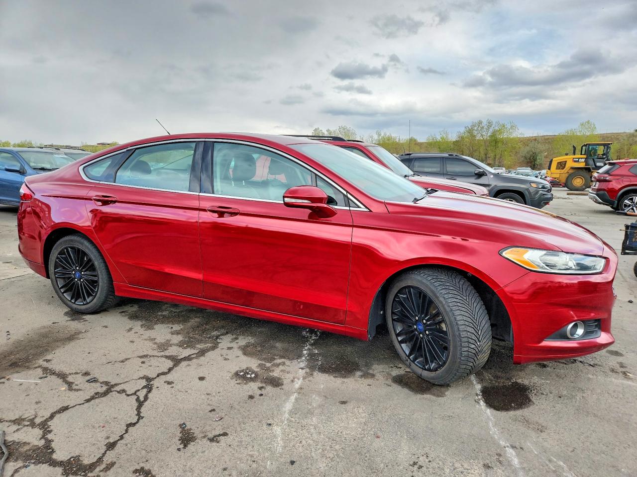 2014 Ford Fusion Se Red vin: 3FA6P0H99ER212014
