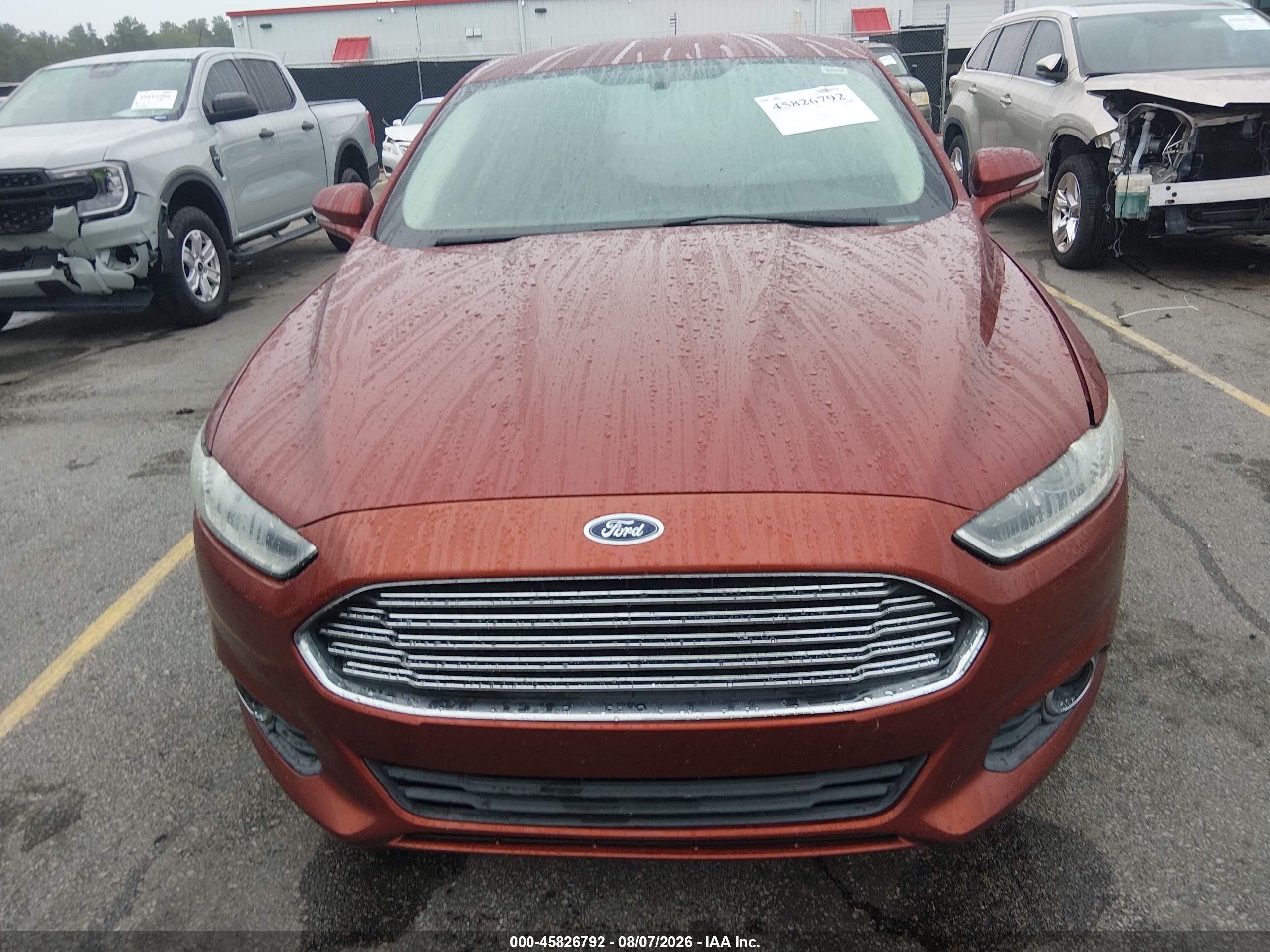 2014 Ford Fusion Se Maroon vin: 3FA6P0H99ER258314