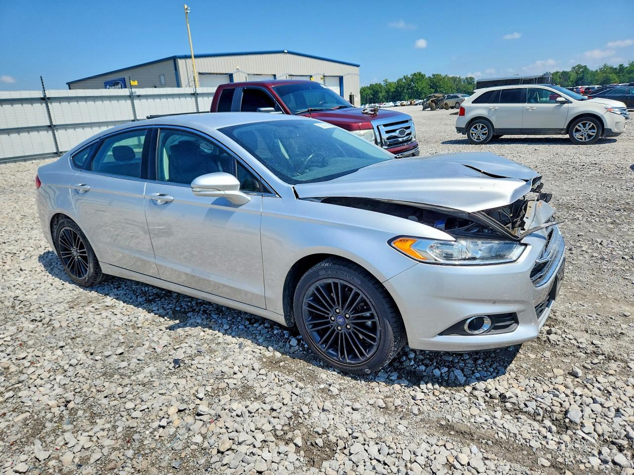 2014 Ford Fusion Se Silver vin: 3FA6P0H99ER266185