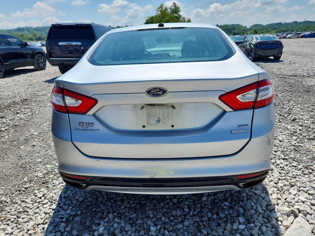 2014 Ford Fusion Se Silver vin: 3FA6P0H99ER266185