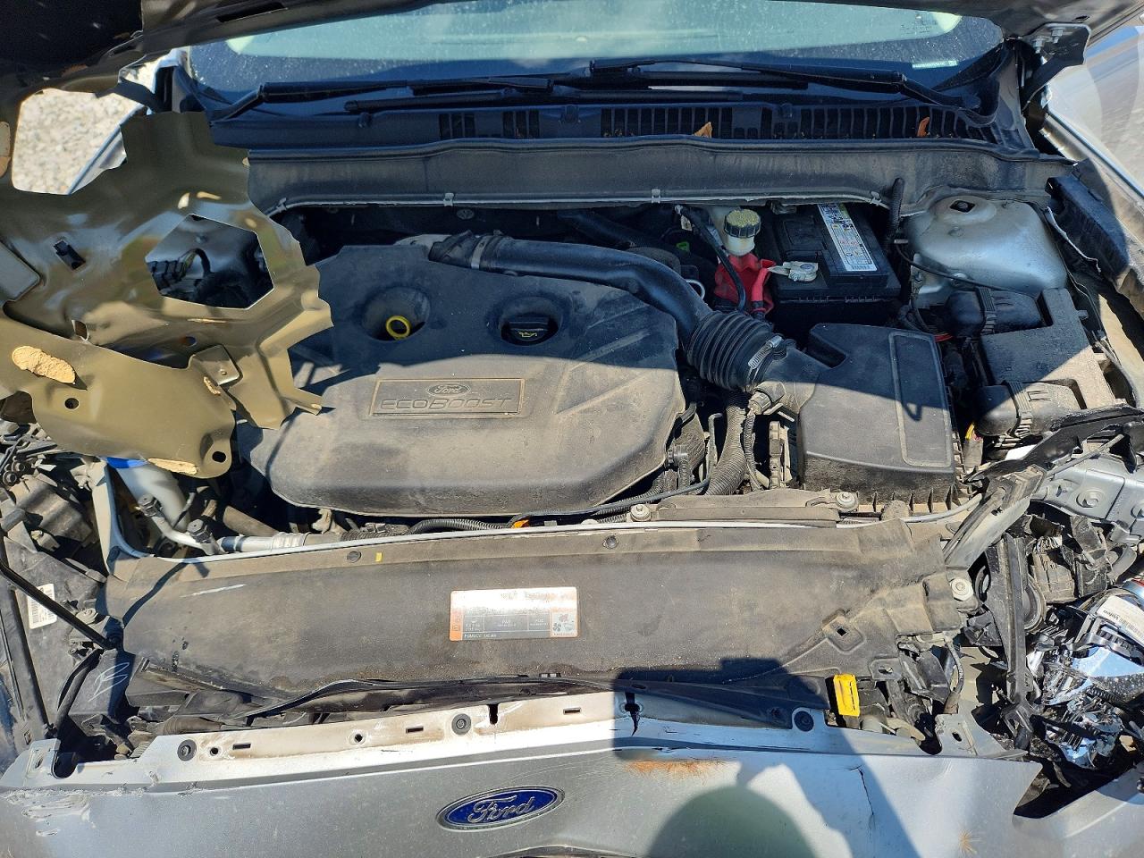 2014 Ford Fusion Se Silver vin: 3FA6P0H99ER266185