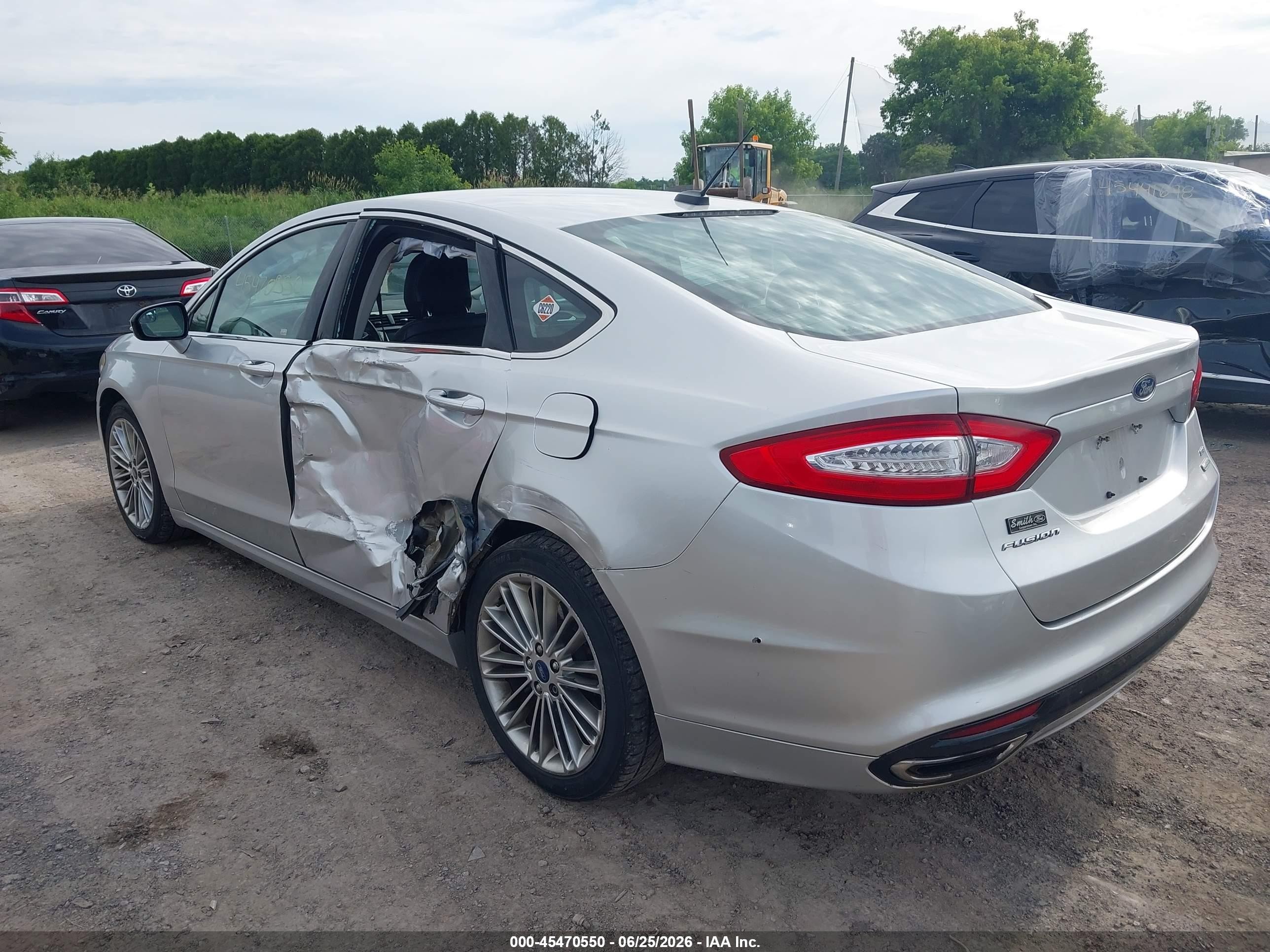 2014 Ford Fusion Se Silver vin: 3FA6P0H99ER320231