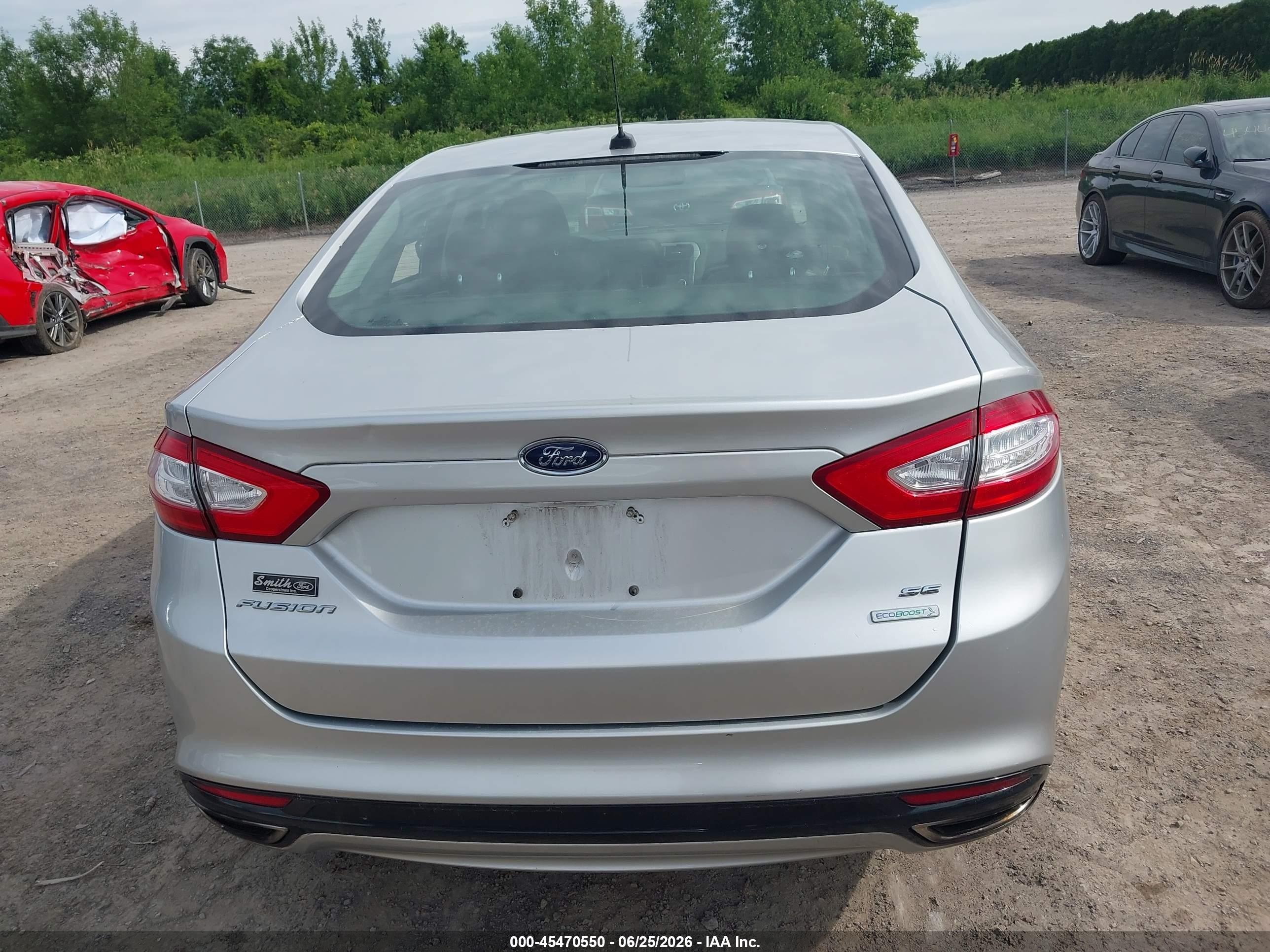 2014 Ford Fusion Se Silver vin: 3FA6P0H99ER320231