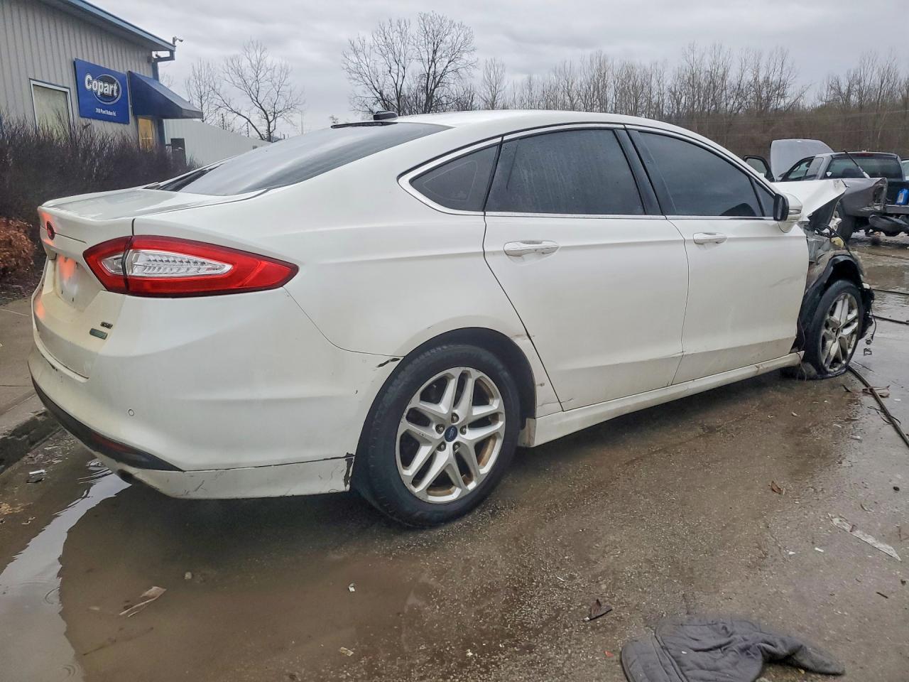 2014 Ford Fusion Se White vin: 3FA6P0H99ER360566