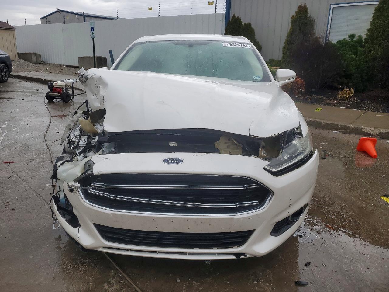 2014 Ford Fusion Se White vin: 3FA6P0H99ER360566