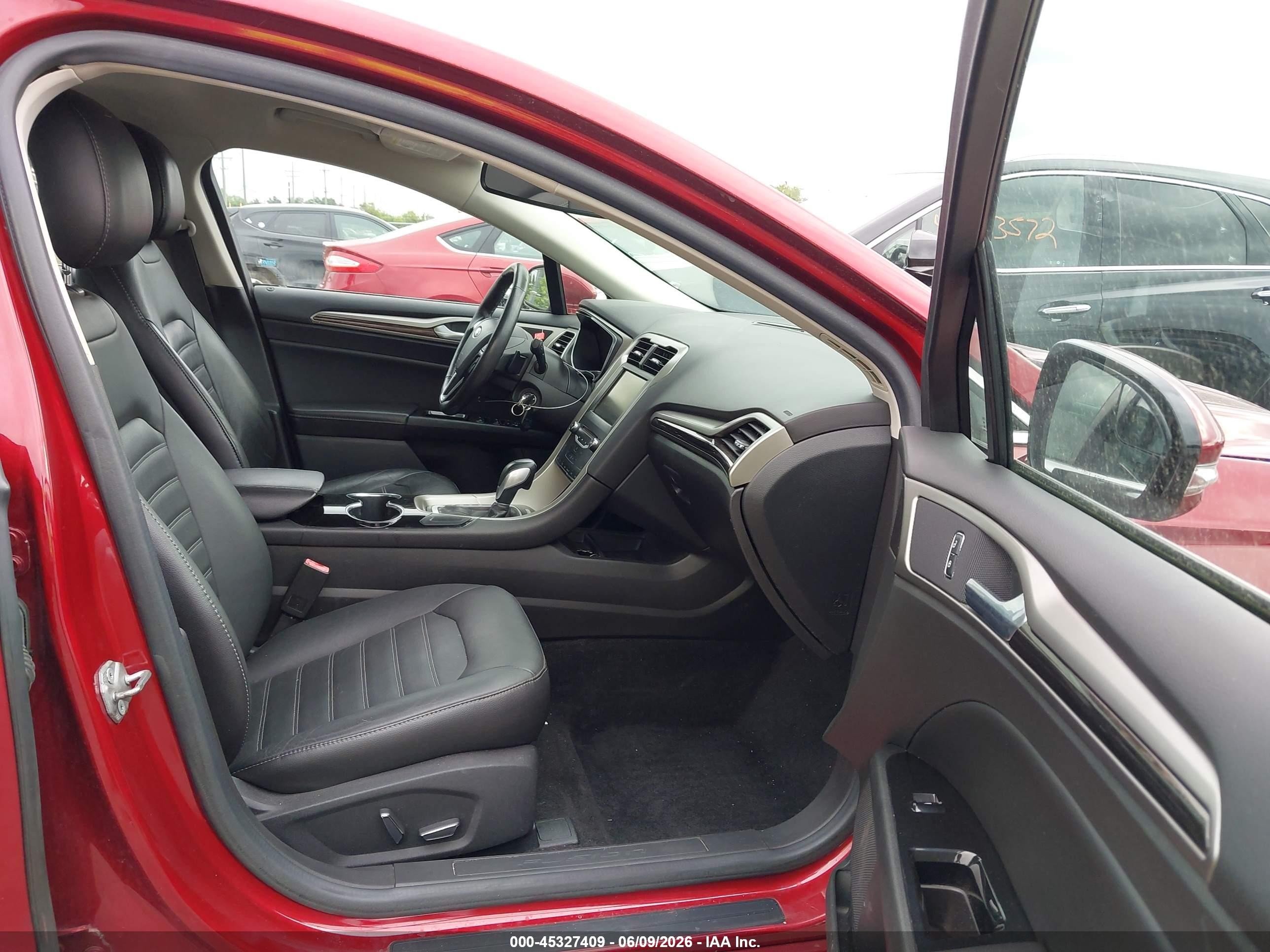 2014 Ford Fusion Se Burgundy vin: 3FA6P0H99ER388917