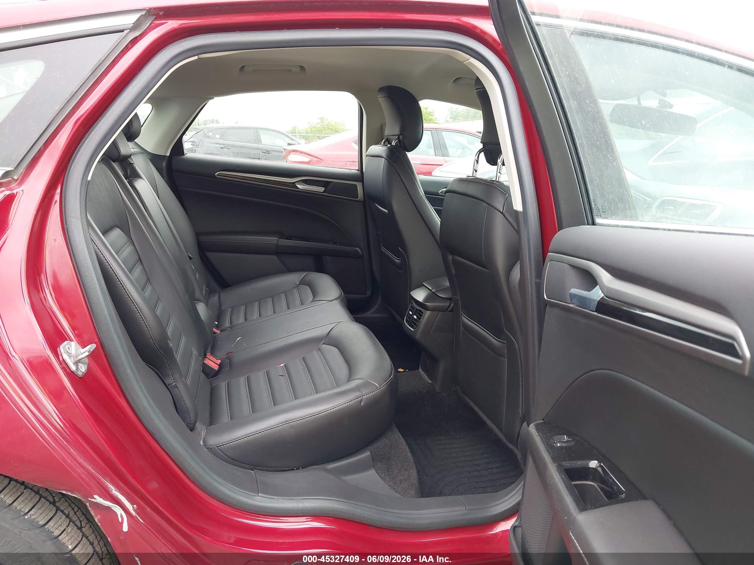 2014 Ford Fusion Se Burgundy vin: 3FA6P0H99ER388917
