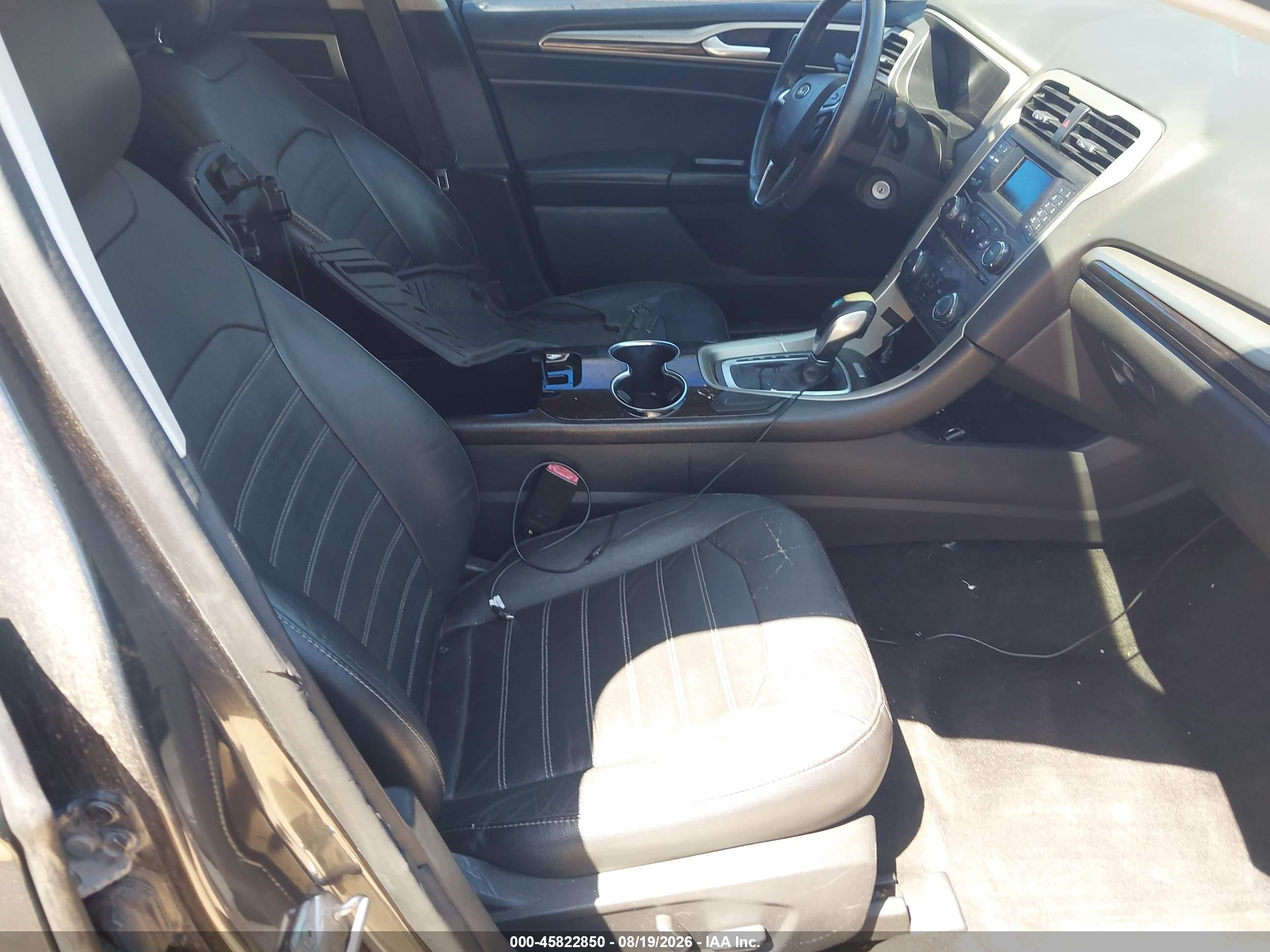 2015 Ford Fusion Se Gray vin: 3FA6P0H99FR138546