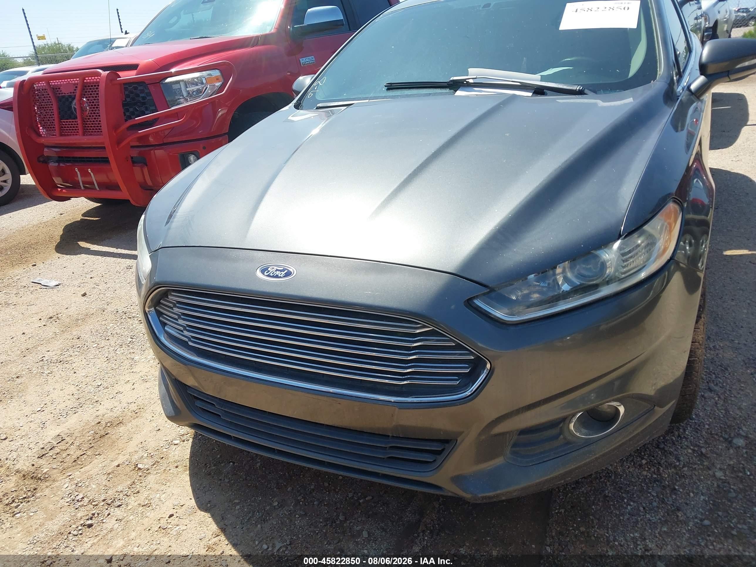 2015 Ford Fusion Se Gray vin: 3FA6P0H99FR138546