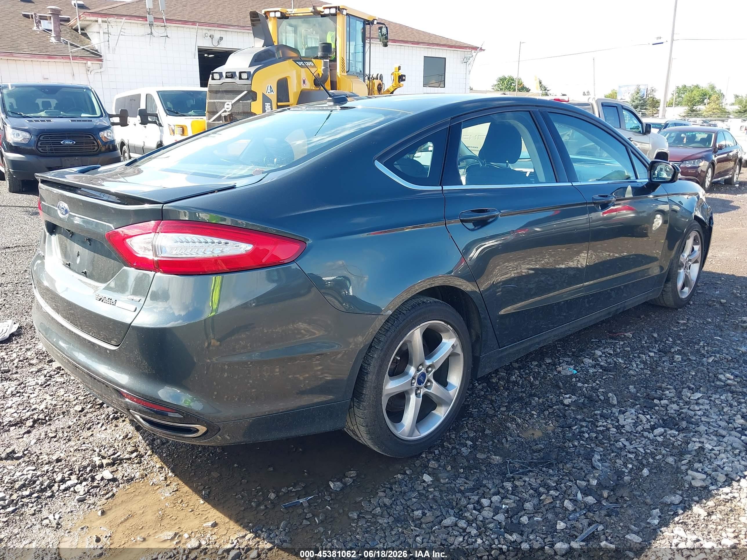 2015 Ford Fusion Se Green vin: 3FA6P0H99FR179484