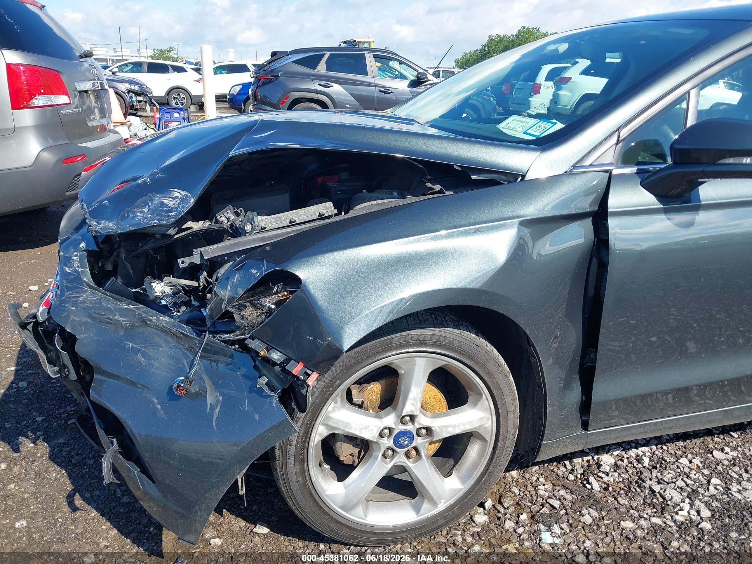 2015 Ford Fusion Se Green vin: 3FA6P0H99FR179484