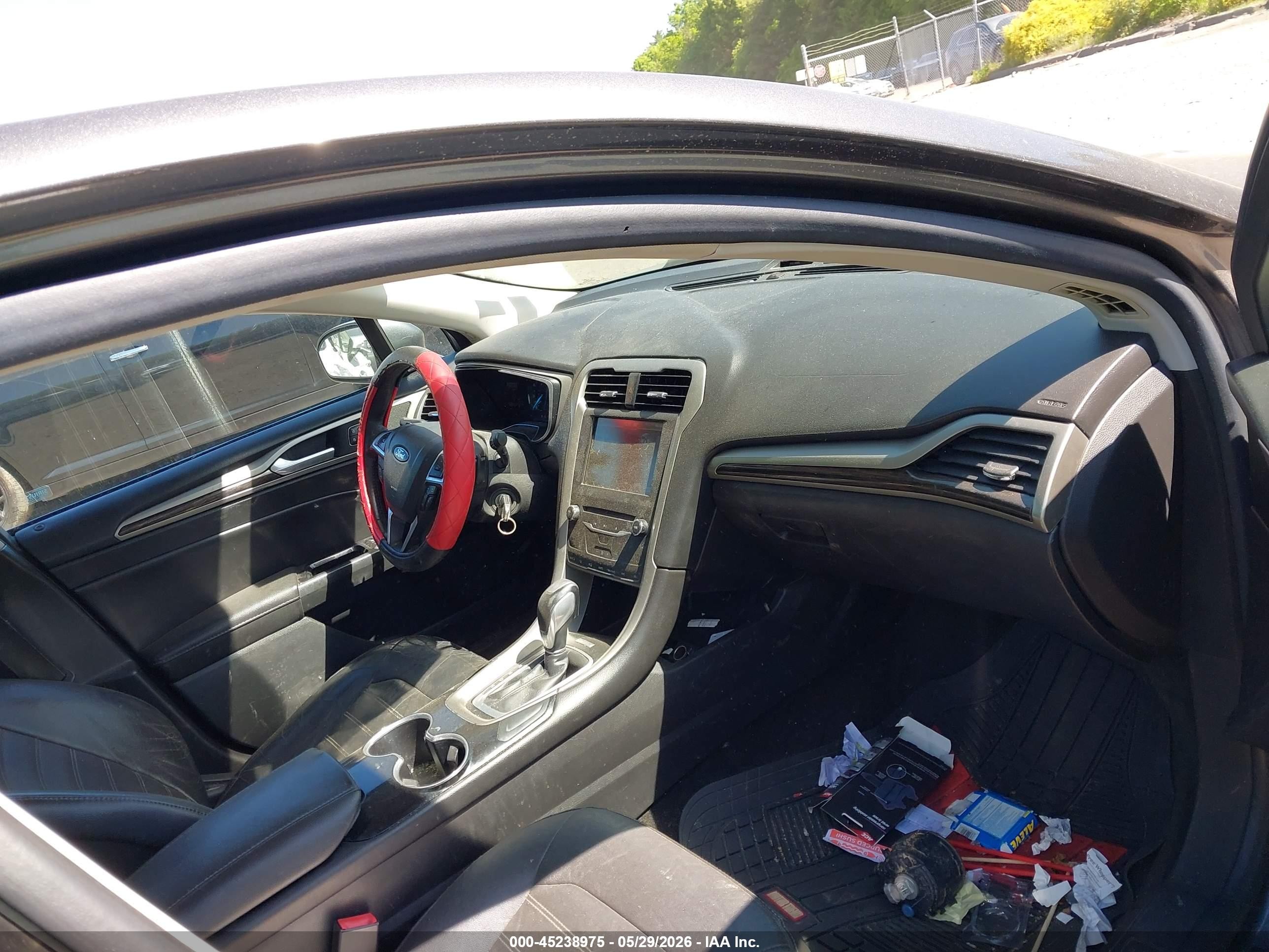 2015 Ford Fusion Se Gray vin: 3FA6P0H99FR217103