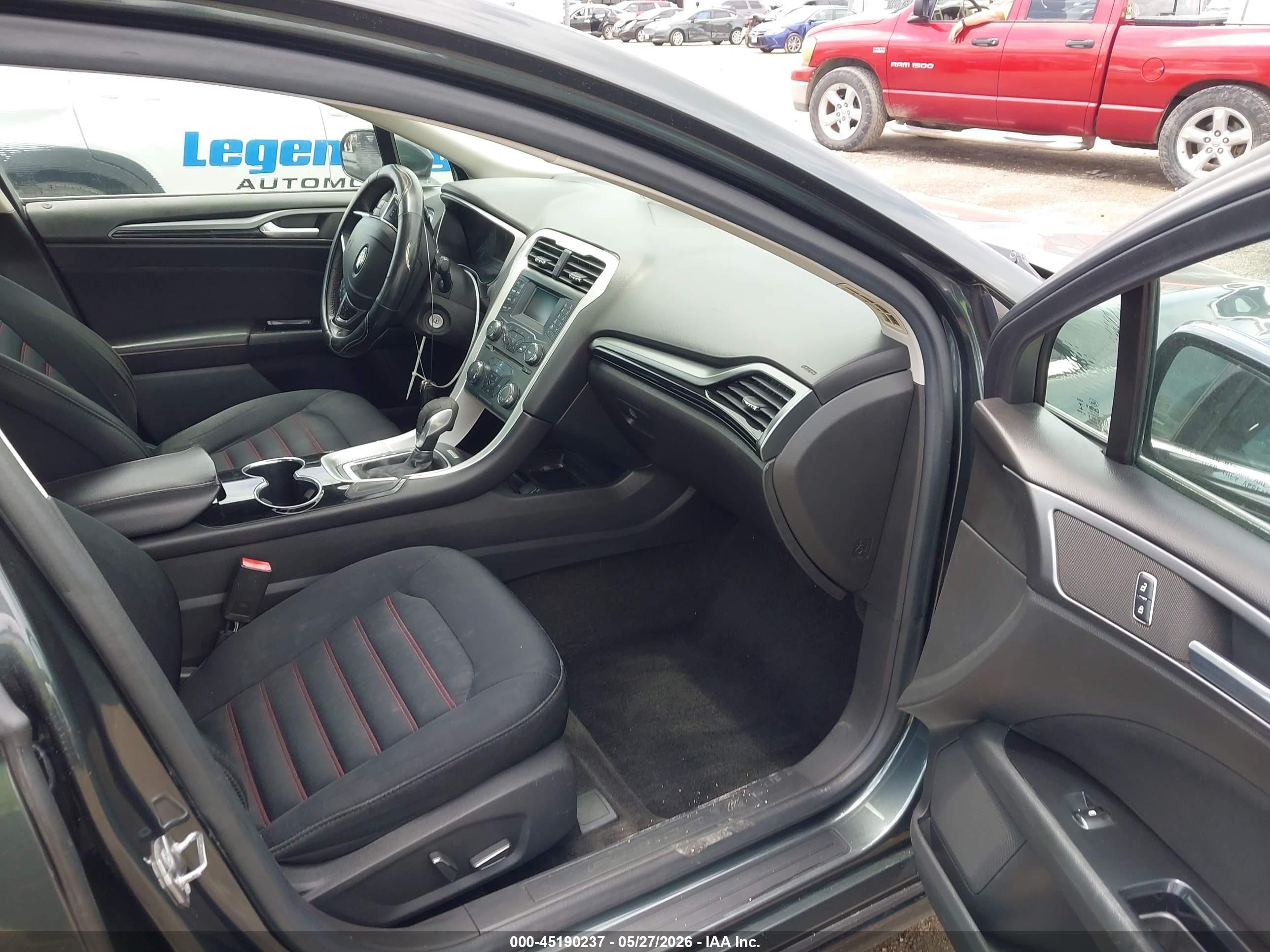 2015 Ford Fusion Se Green vin: 3FA6P0H99FR223757
