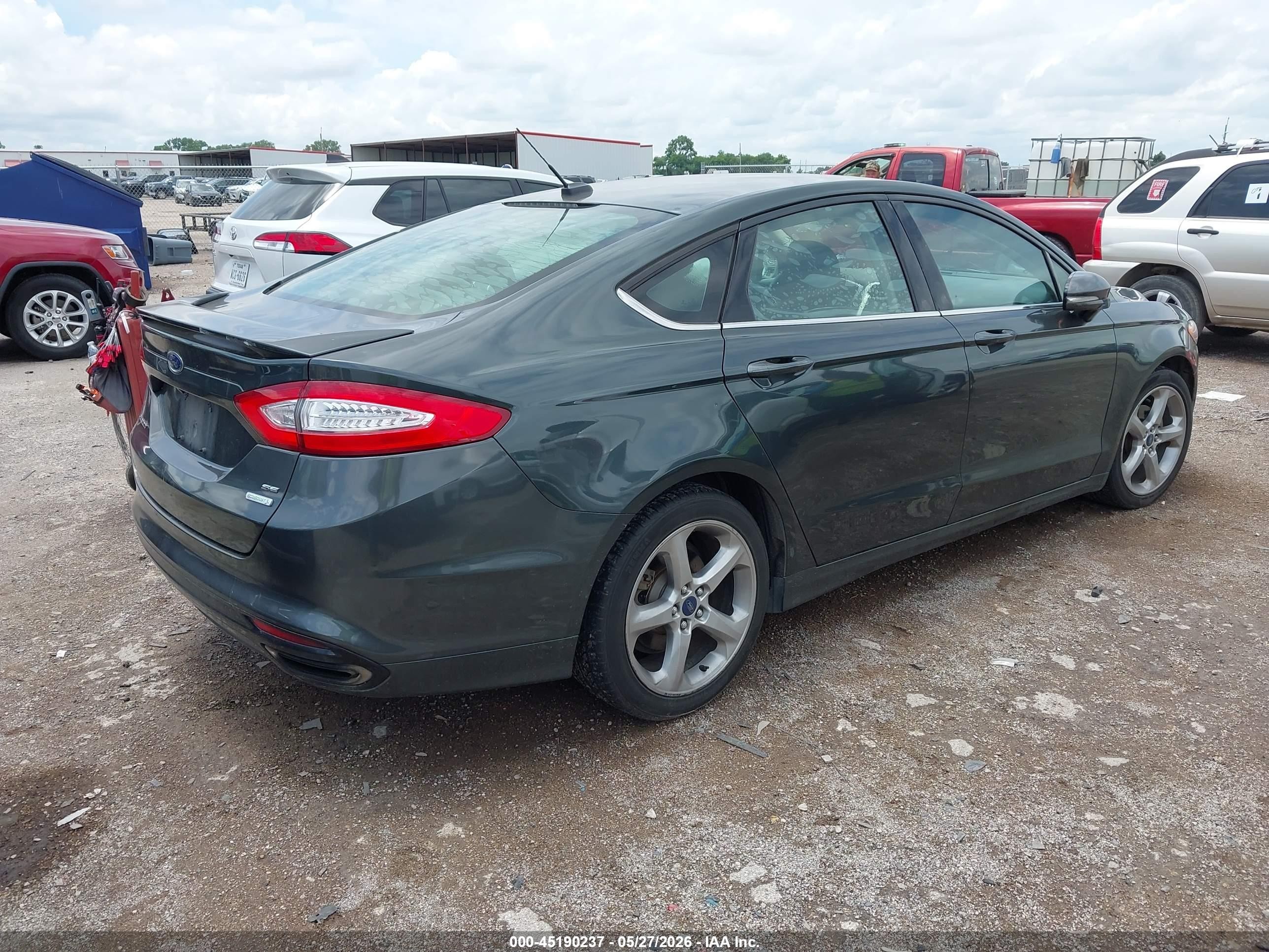 2015 Ford Fusion Se Green vin: 3FA6P0H99FR223757