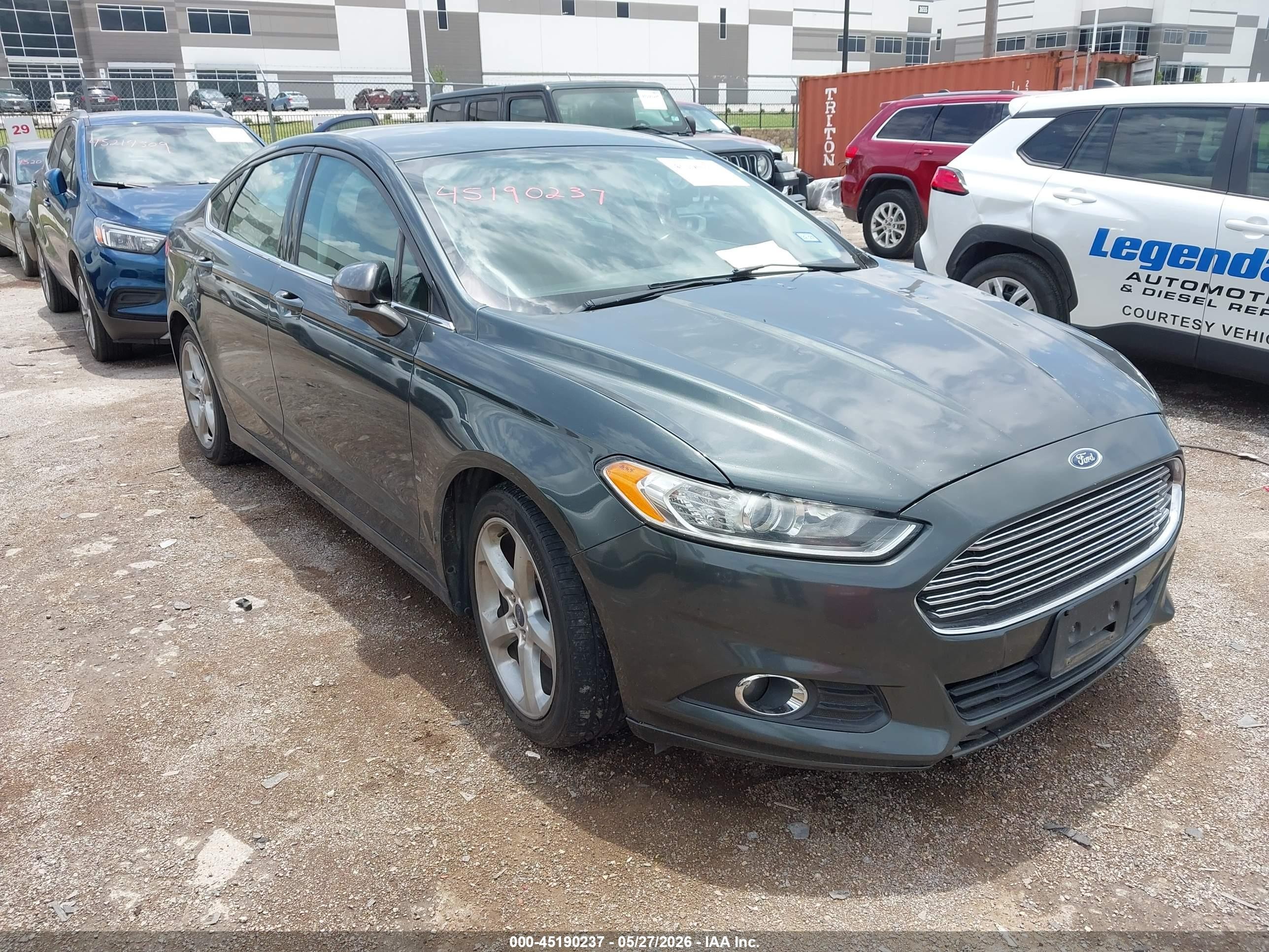 2015 Ford Fusion Se Green vin: 3FA6P0H99FR223757