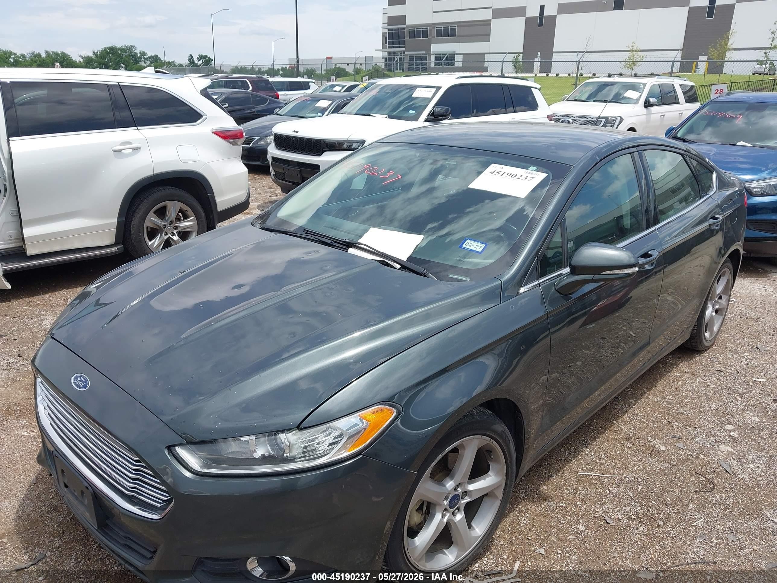 2015 Ford Fusion Se Green vin: 3FA6P0H99FR223757