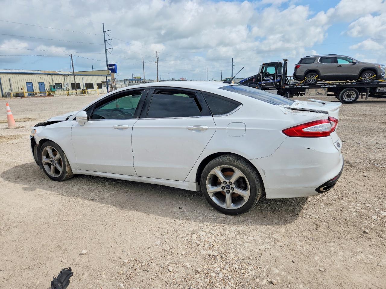 2015 Ford Fusion Se White vin: 3FA6P0H99FR239814
