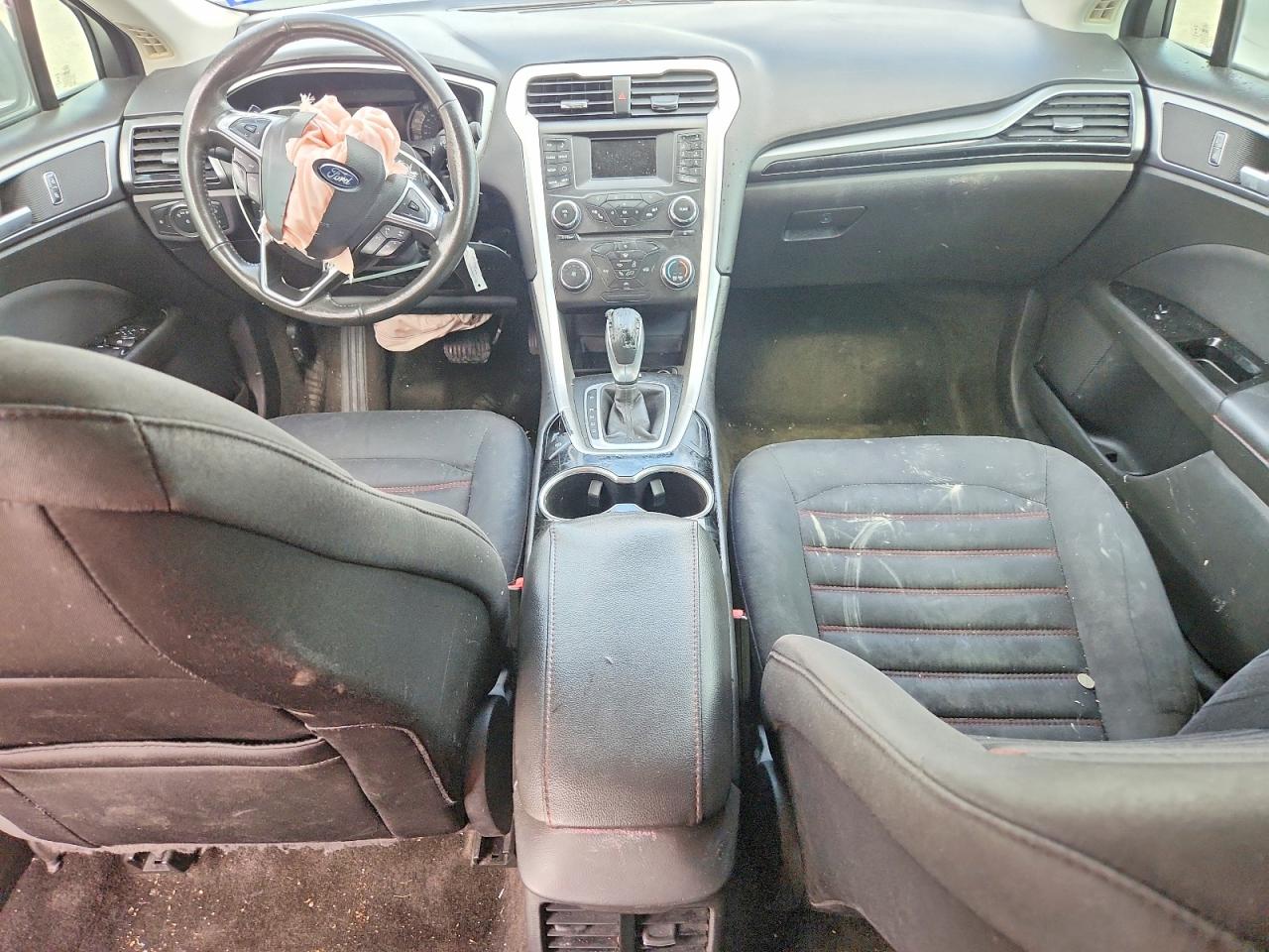 2015 Ford Fusion Se White vin: 3FA6P0H99FR239814