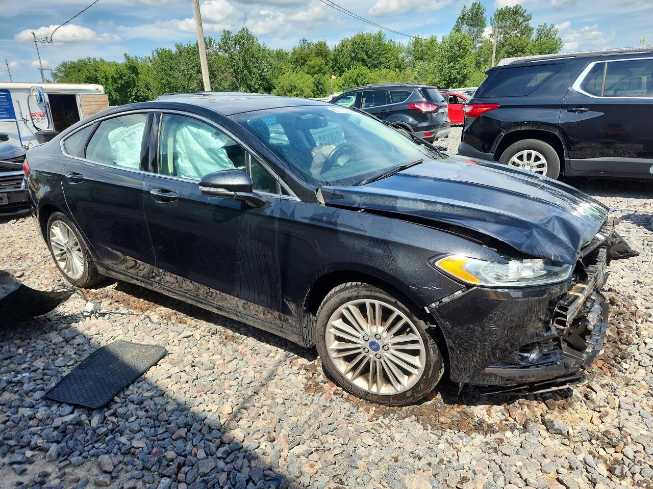 2015 Ford Fusion Se Black vin: 3FA6P0H99FR289869
