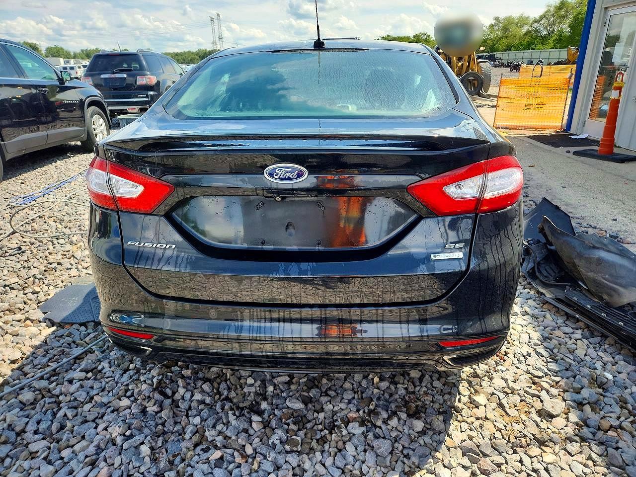 2015 Ford Fusion Se Black vin: 3FA6P0H99FR289869
