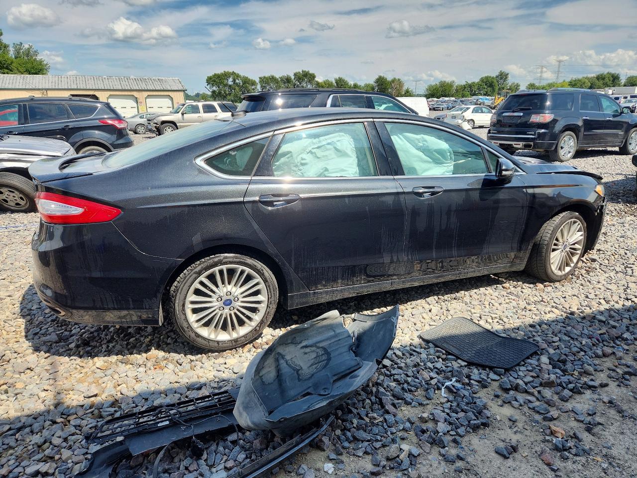2015 Ford Fusion Se Black vin: 3FA6P0H99FR289869