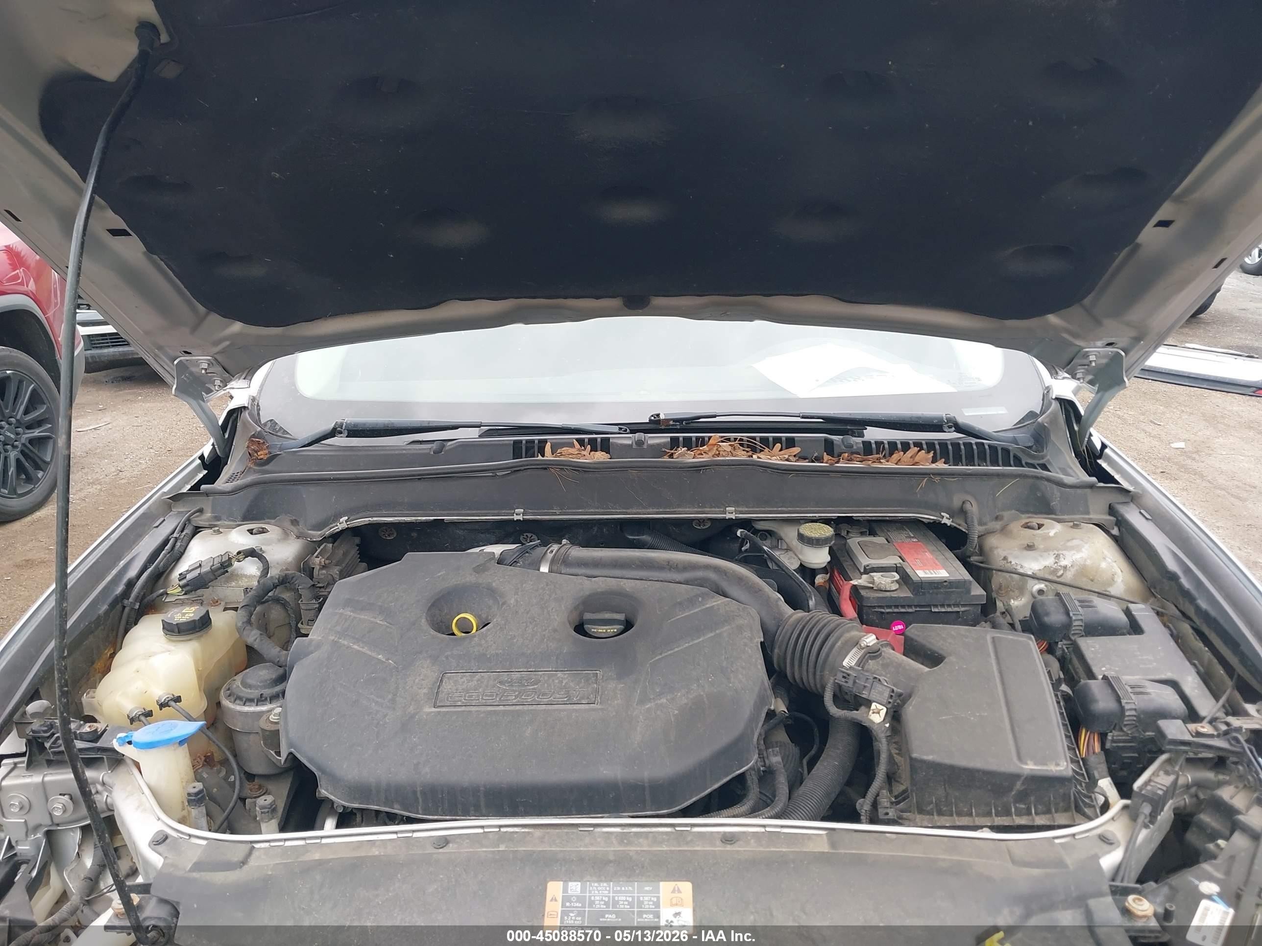 2013 Ford Fusion Se Silver vin: 3FA6P0H9XDR104399