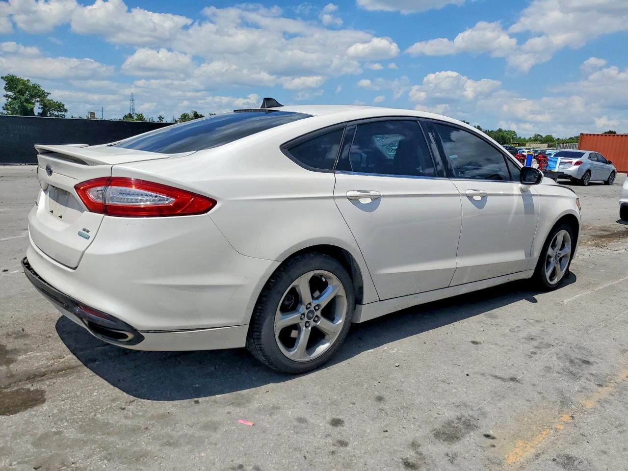 2013 Ford Fusion Se White vin: 3FA6P0H9XDR336212