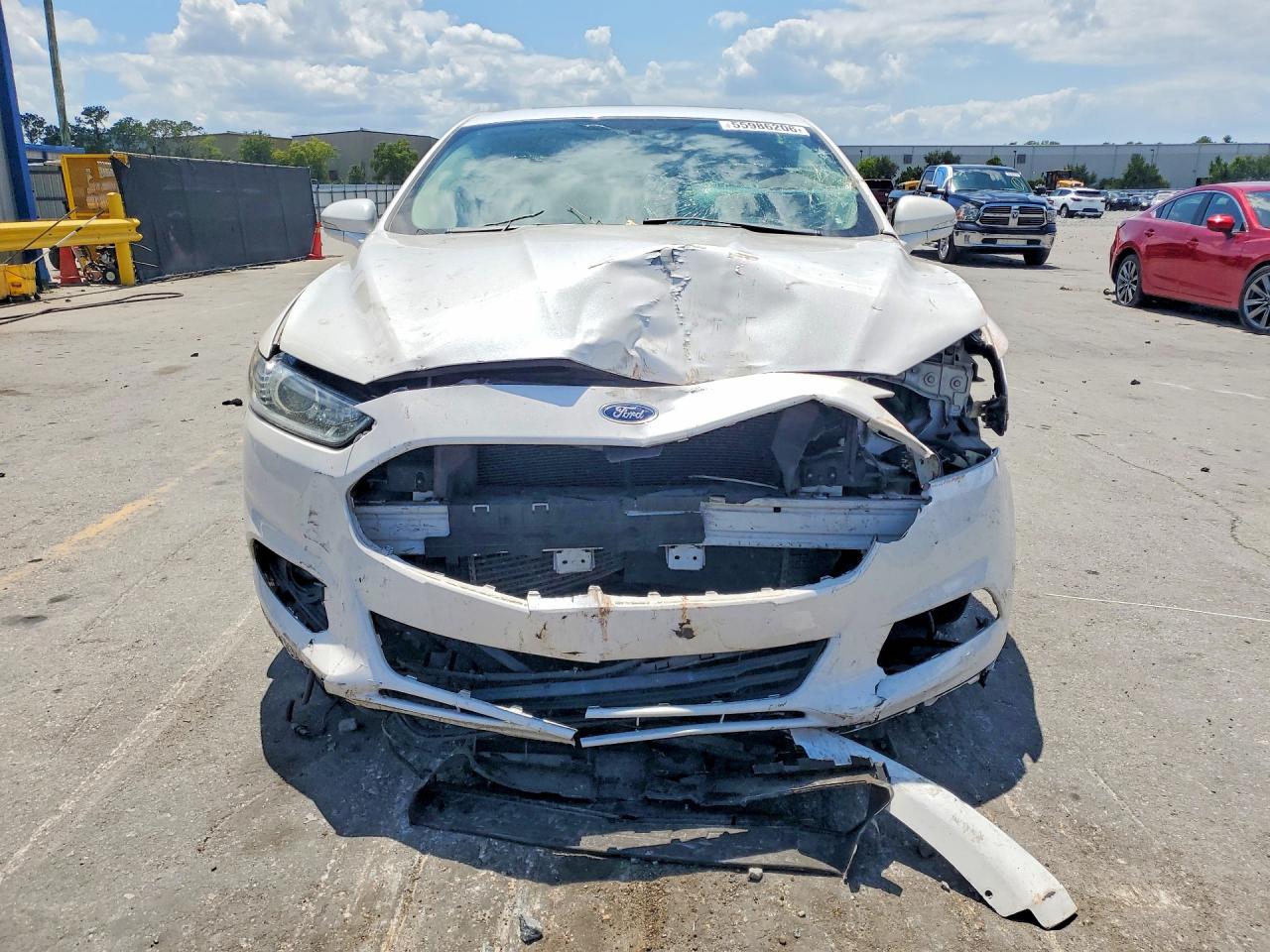 2013 Ford Fusion Se White vin: 3FA6P0H9XDR336212
