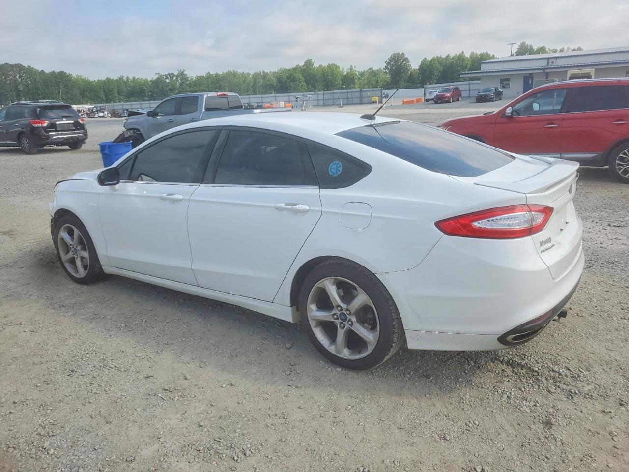 2013 Ford Fusion Se White vin: 3FA6P0H9XDR373339