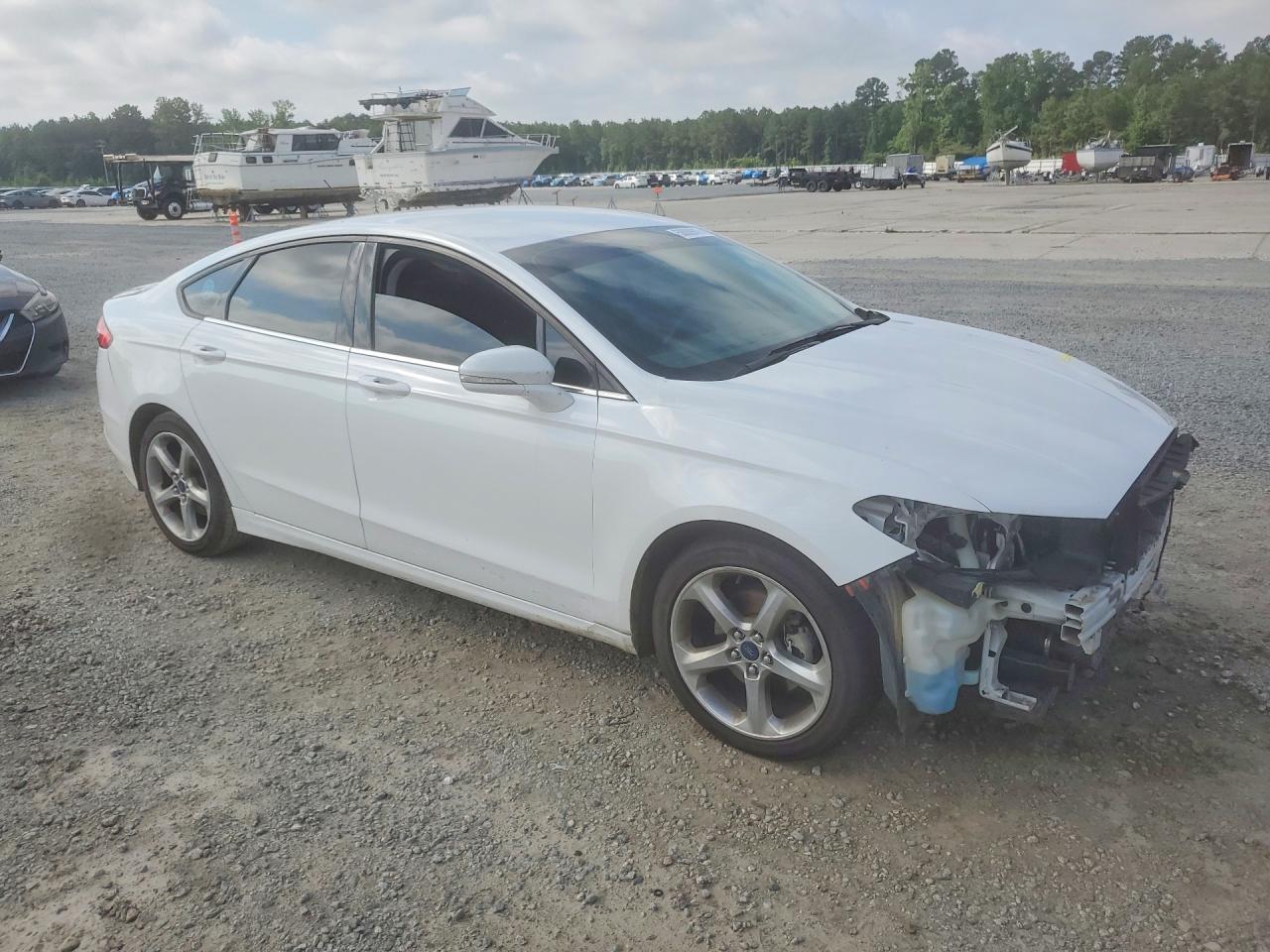 2013 Ford Fusion Se White vin: 3FA6P0H9XDR373339