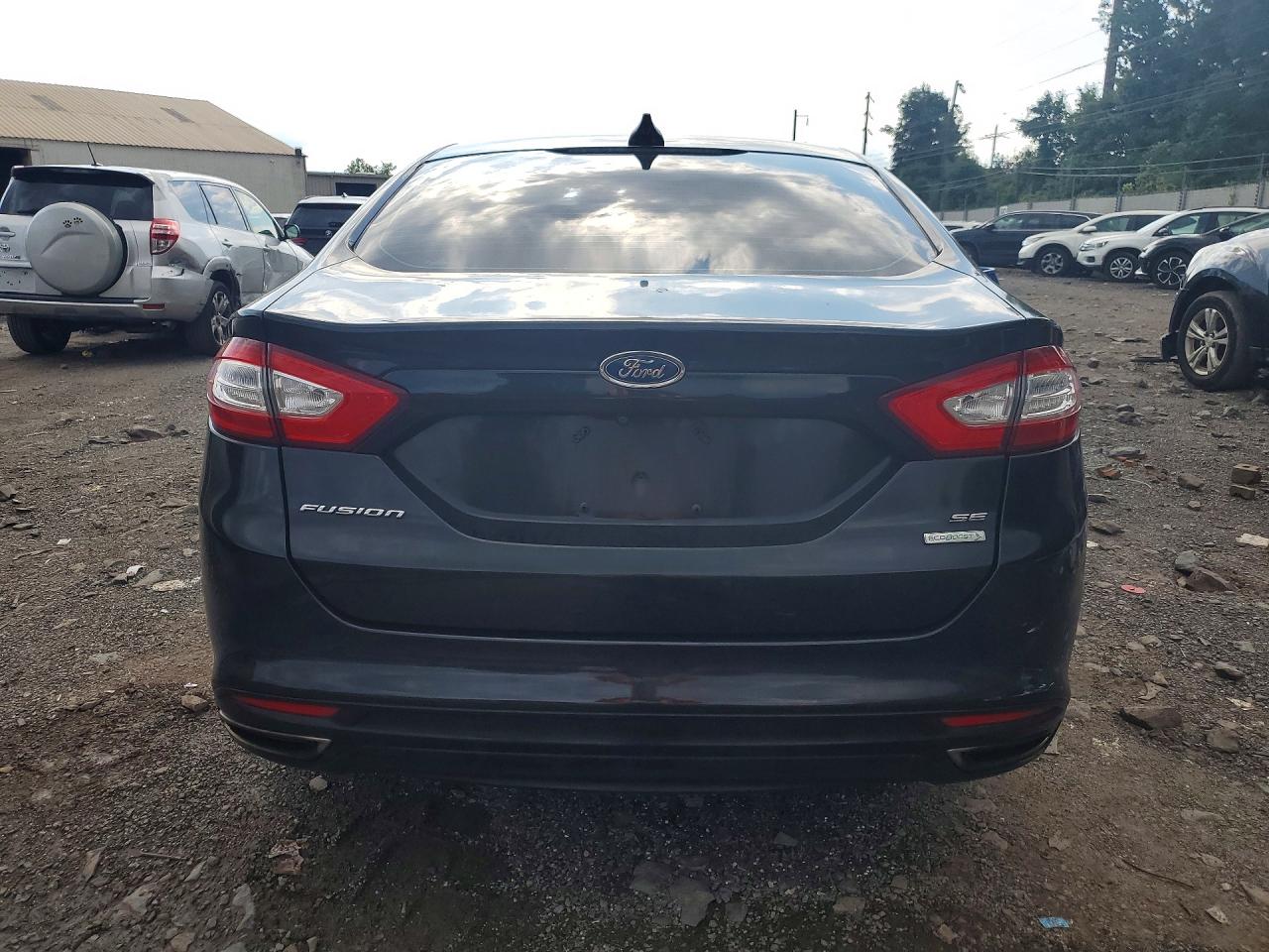 2013 Ford Fusion Se Black vin: 3FA6P0H9XDR374491