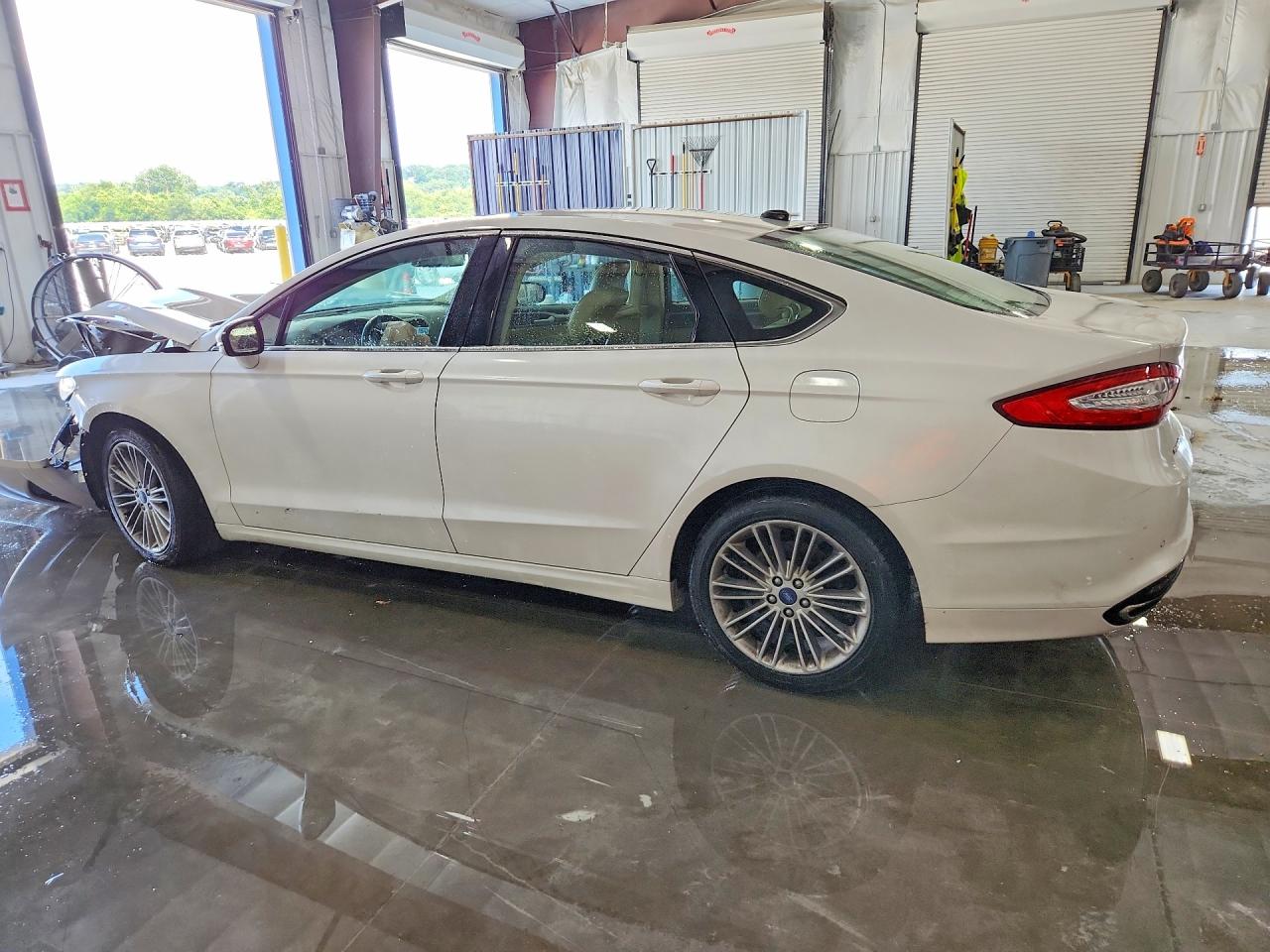 2013 Ford Fusion Se White vin: 3FA6P0H9XDR379030