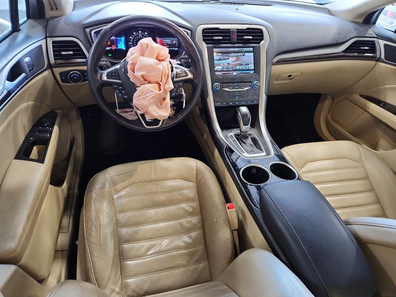 2013 Ford Fusion Se White vin: 3FA6P0H9XDR379030
