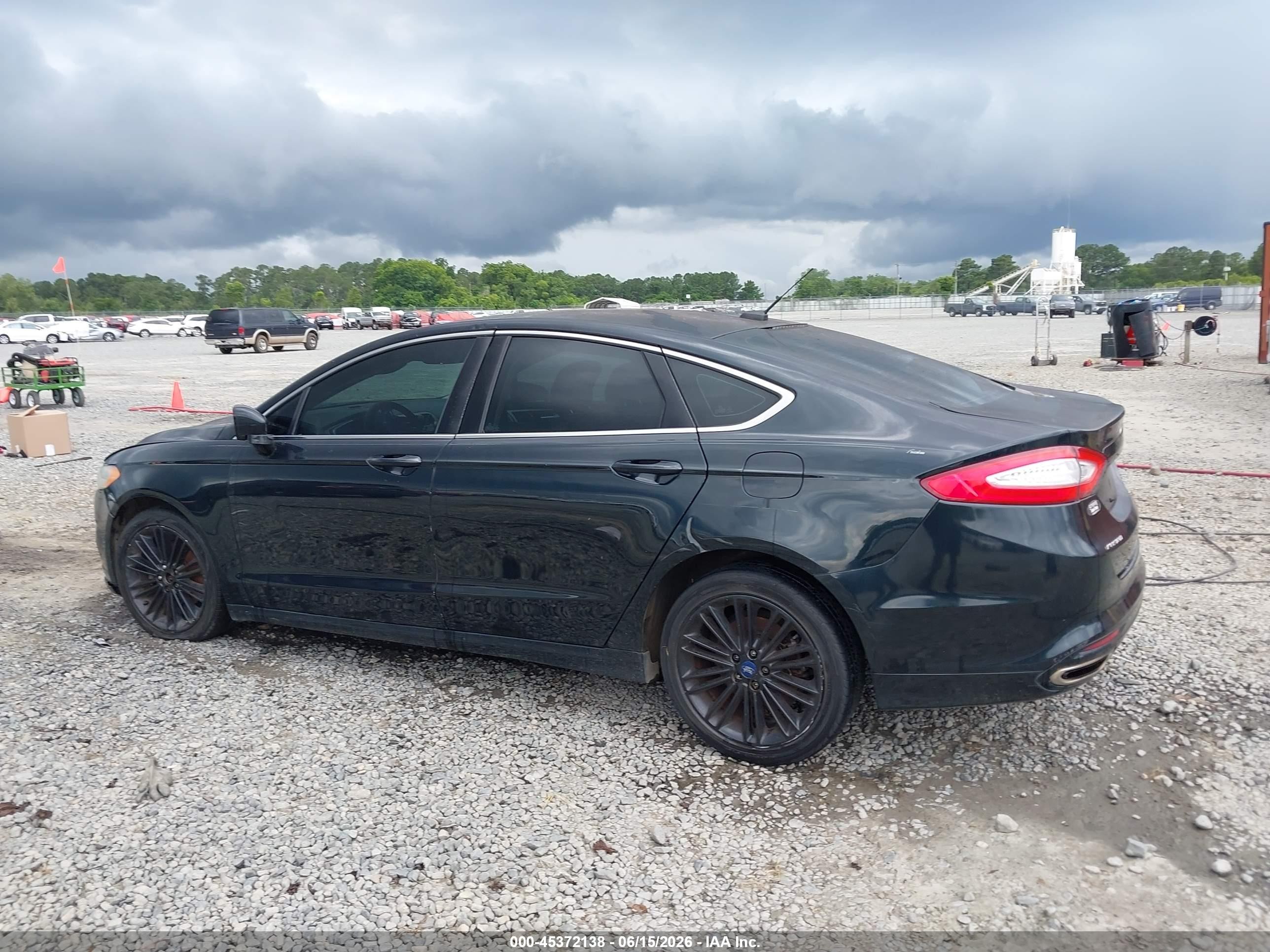 2014 Ford Fusion Se Gray vin: 3FA6P0H9XER246656