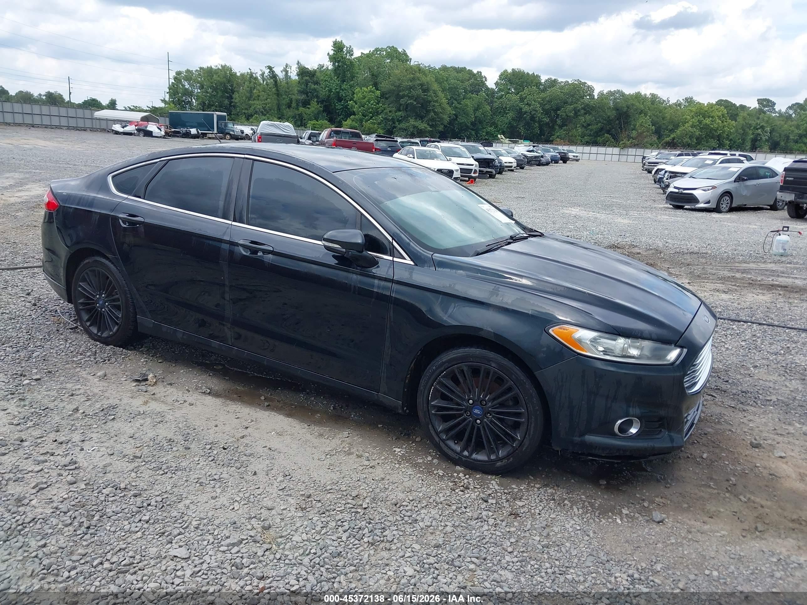 2014 Ford Fusion Se Gray vin: 3FA6P0H9XER246656