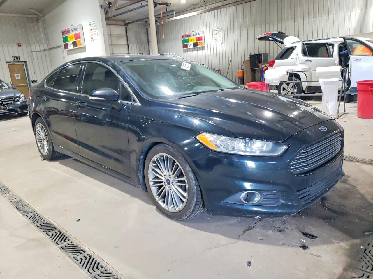 2014 Ford Fusion Se Black vin: 3FA6P0H9XER261030